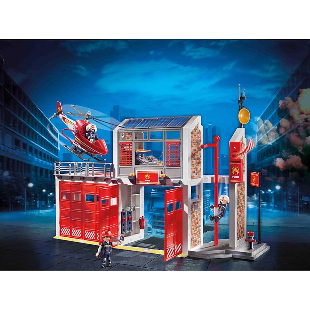 Playmobil® Konstruktions-Spielset »Große Feuerwache (9462), City Action«, Made in Germany