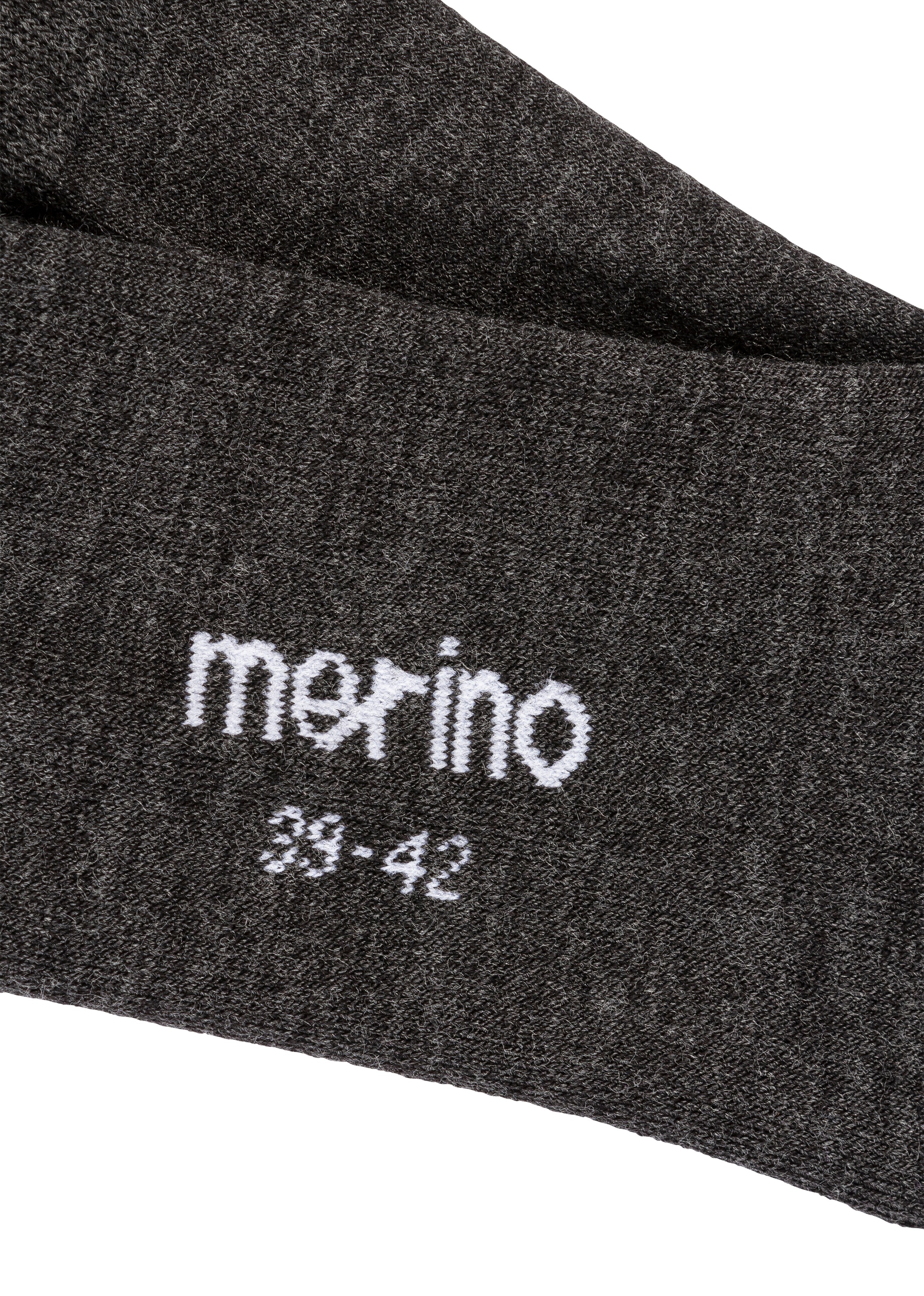 Apollo Basicsocken, (3er Pack), Unisex mit Stickerei und weichen Merinowoll-Anteil