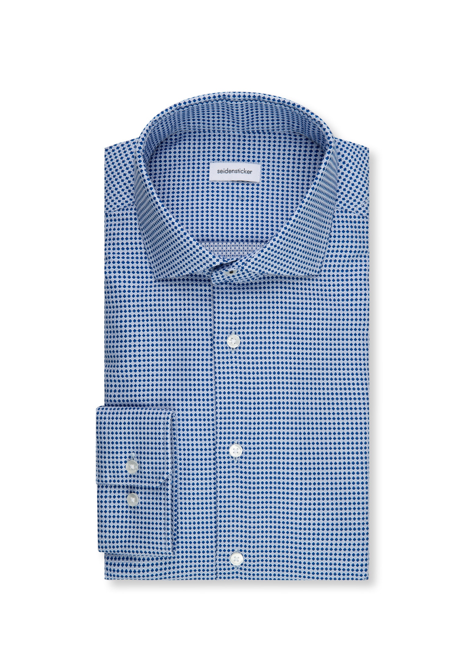 seidensticker Businesshemd »Regular« Regular 1/1 Kentkragen Struktur