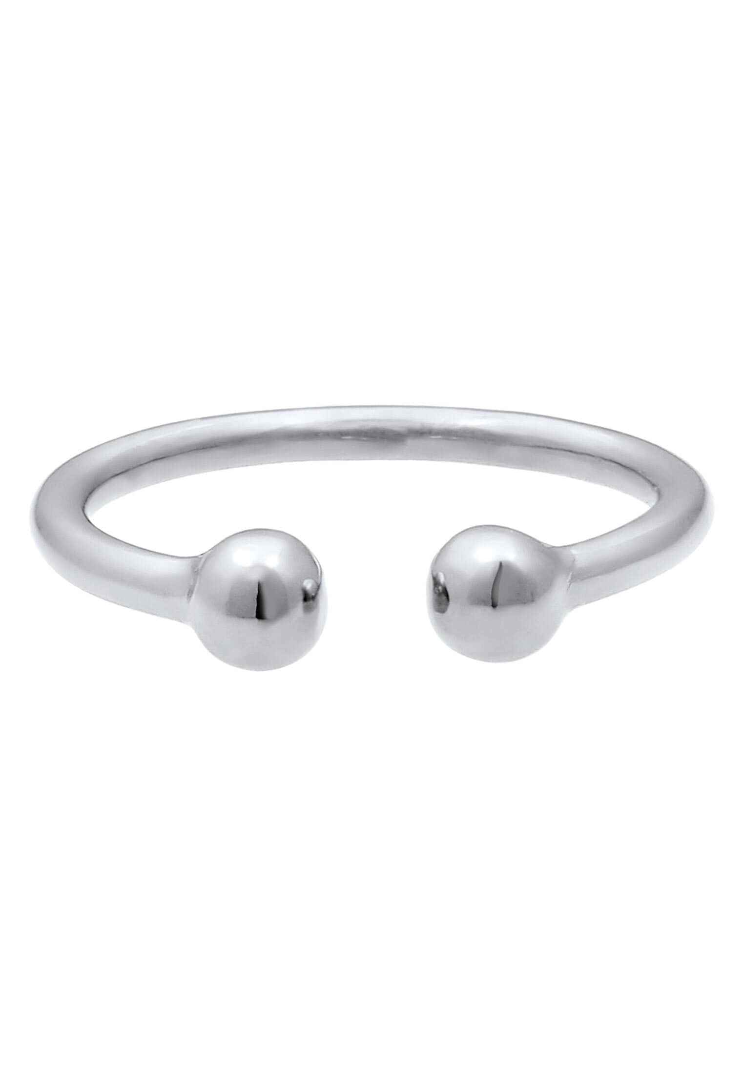 Elli Silberring »Ring Kugeln Minimal Offen Verstellbar 925 Sterling Silber«