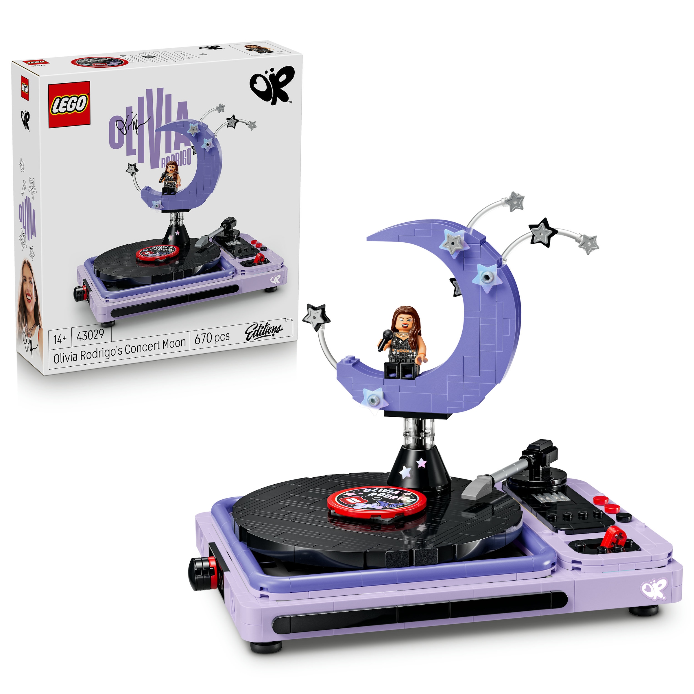 LEGO® Konstruktionsspielsteine »Olivia Rodrigos Konzertmond (43029), LEGO Editions Music« Made in Europe