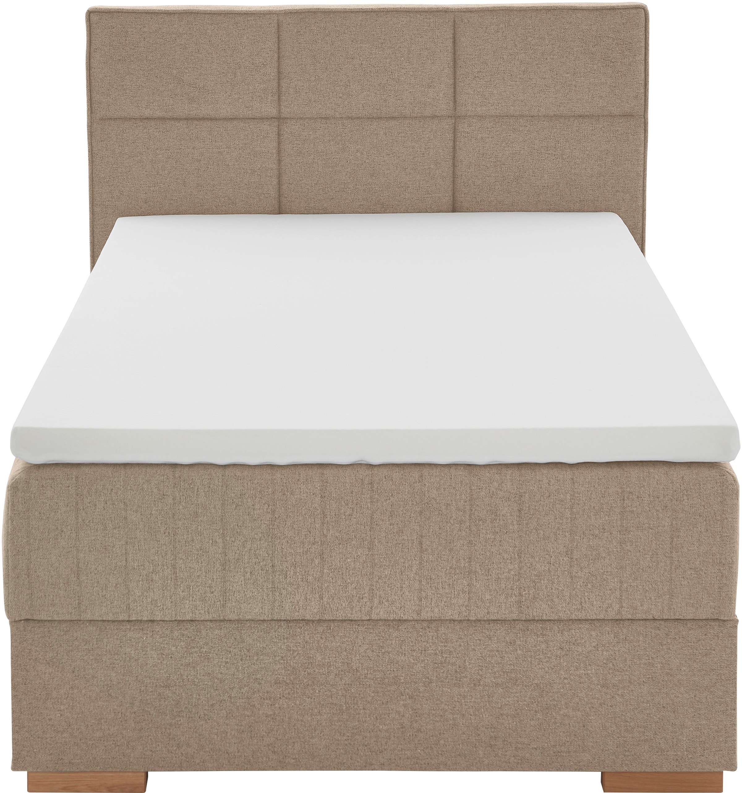 meise.möbel Boxspringbett »Tambo«, inkl. Bettkasten & Topper, erhältlich in 120x200cm oder 180x200cm