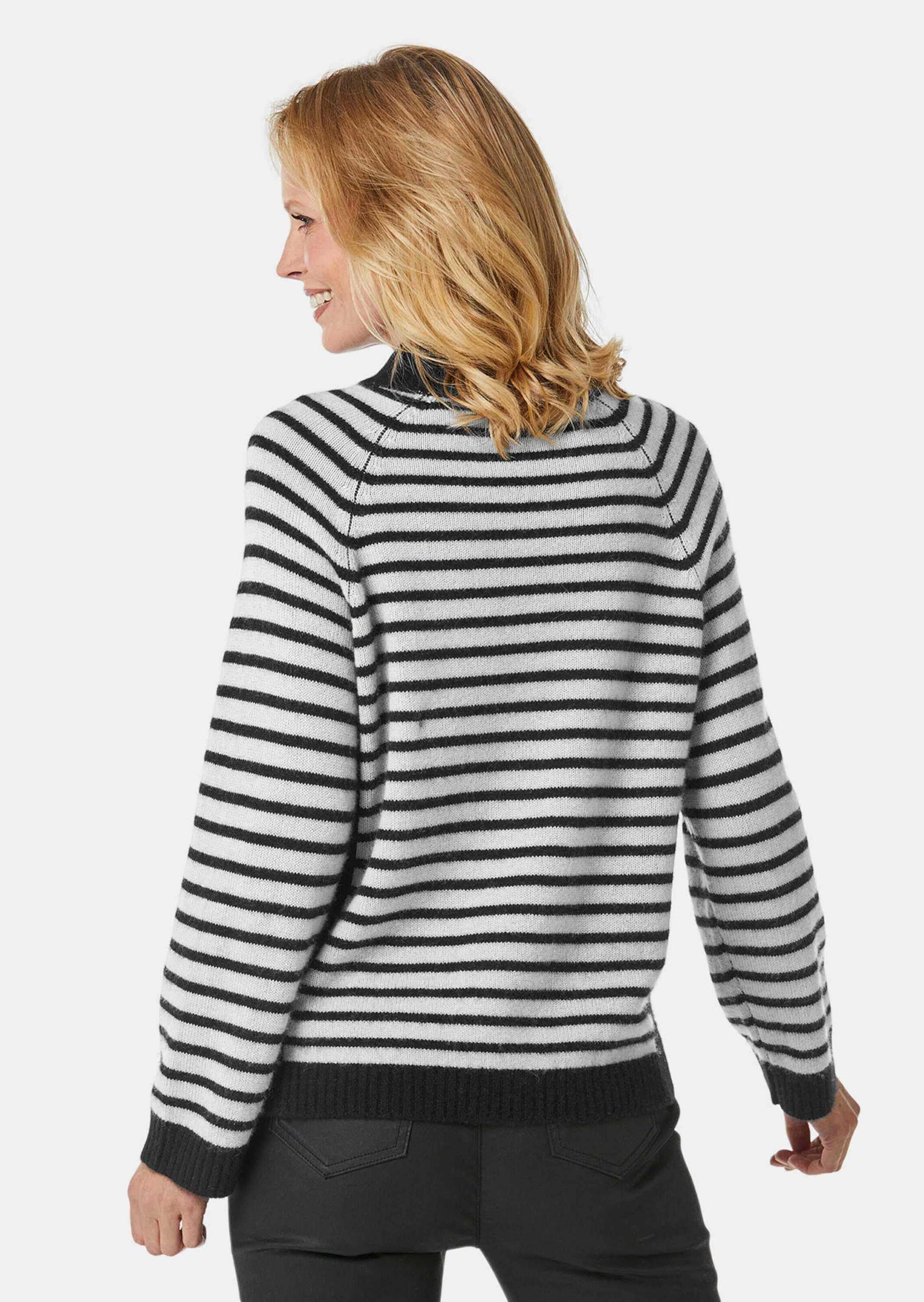 GOLDNER Strickpullover »Kaschmir-Ringelpullover«