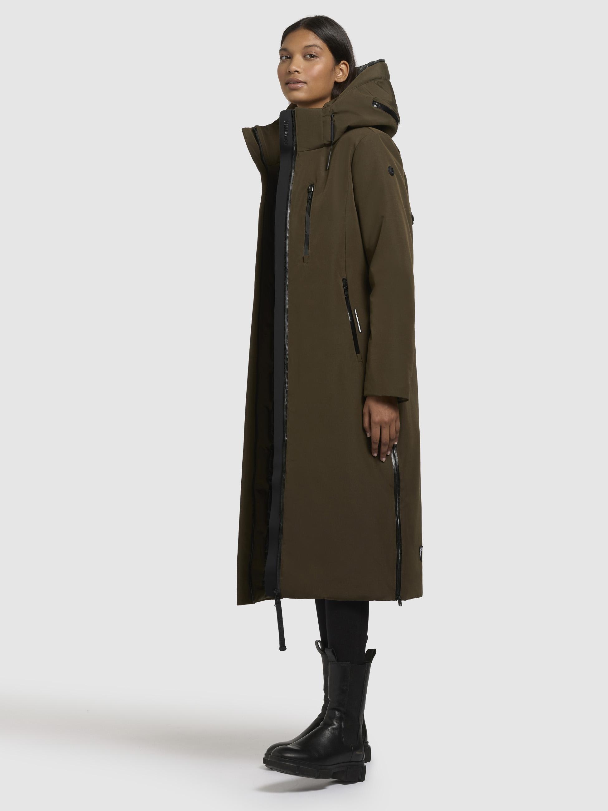 khujo Wintermantel »Wintermantel Lofi2«, Langer Damen Winterparka mit Kapuze