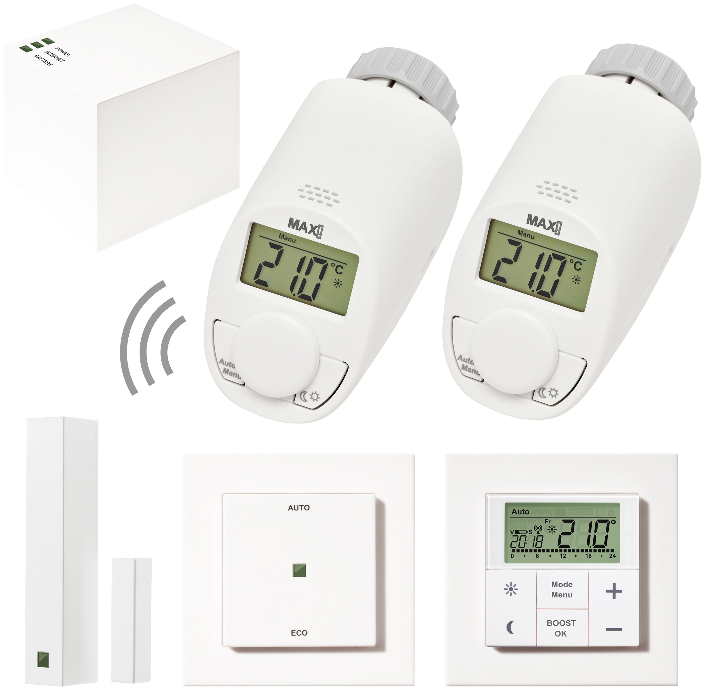 MAX! Heizkörperthermostat »Hauslösung Premium«, mit Gateway und Fensterkontakt kaufen