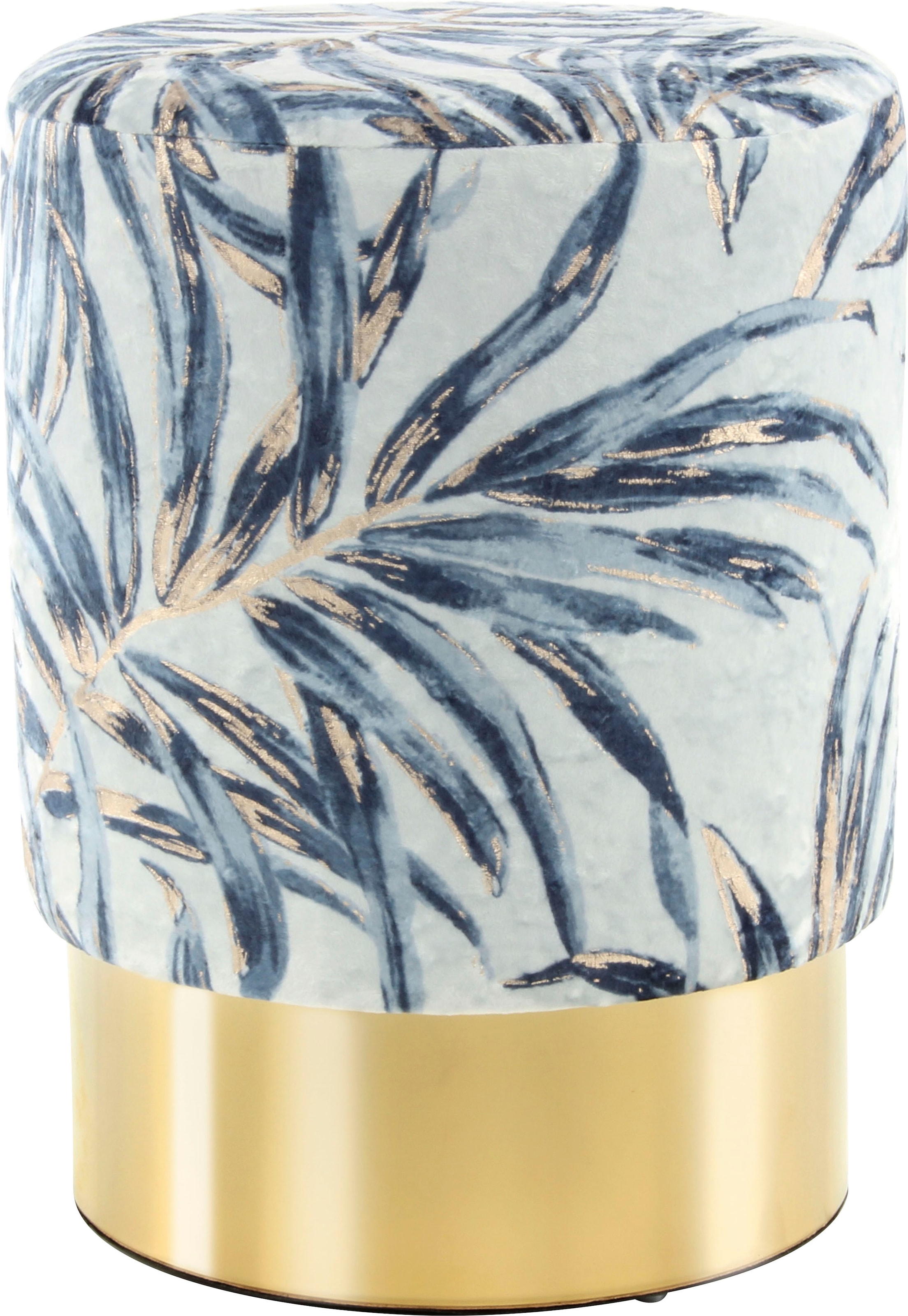 Kayoom Sitzhocker »Hocker Gipsy 225, stilvoller Sitzhocker, runde Form, stilvolles Design« 1 Stk. tlg. facettenreich, platzsparend, vielfältig einsetzbar, weiche Polsterung