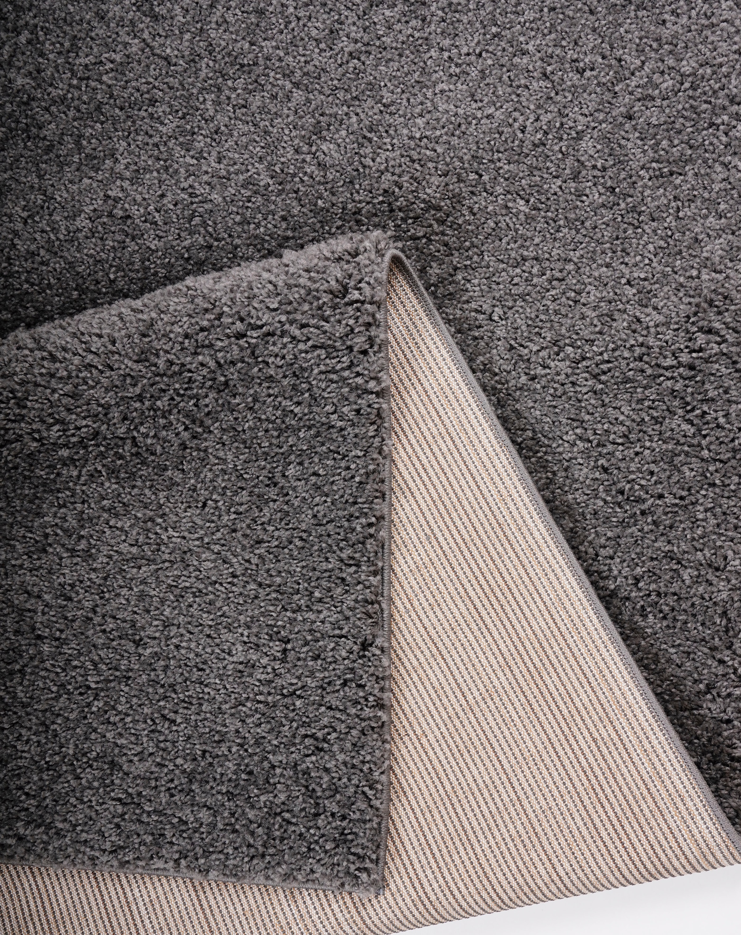 my home Bettumrandung »Shaggy 30« Höhe 30 mm 3 tlg. gewebt, 2- oder 3-teilig, Bettvorleger, Läufer-Set, Uni-Farben