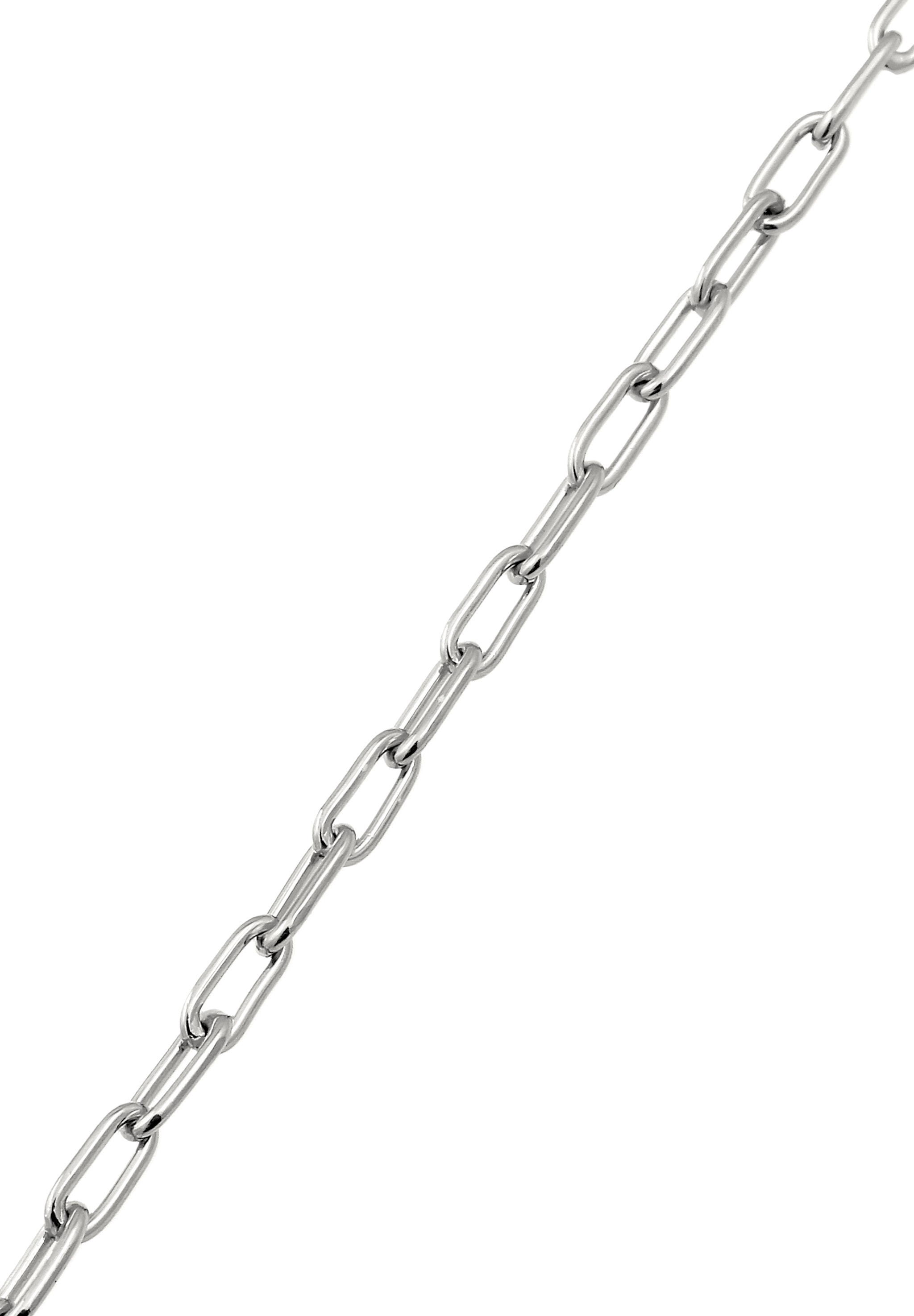 Kuzzoi Armkette »Armband Gliederkette Oval 925 Sterling Silber«