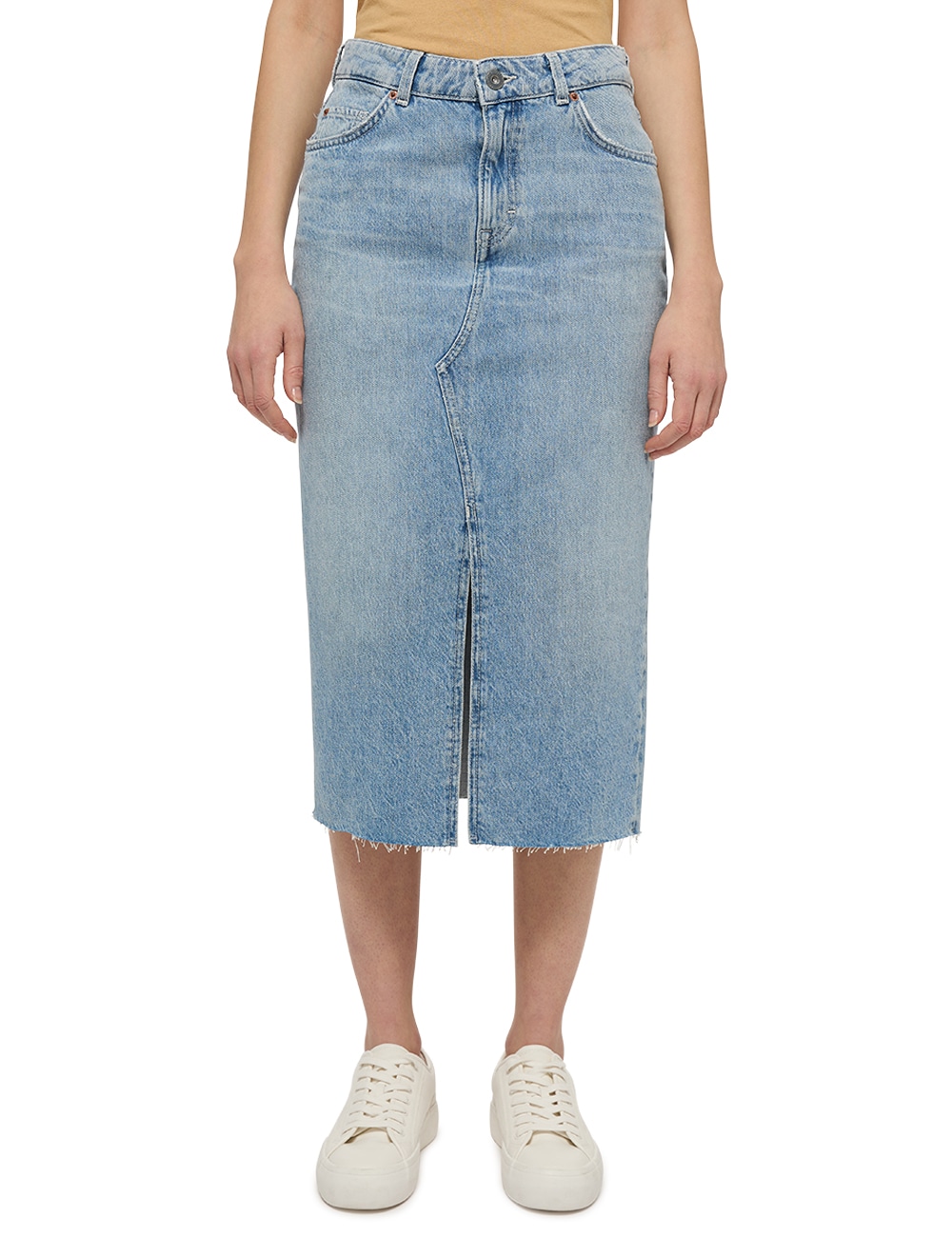 Online Pencil Skirt« MUSTANG im bestellen Jeansrock »Style Shop OTTO