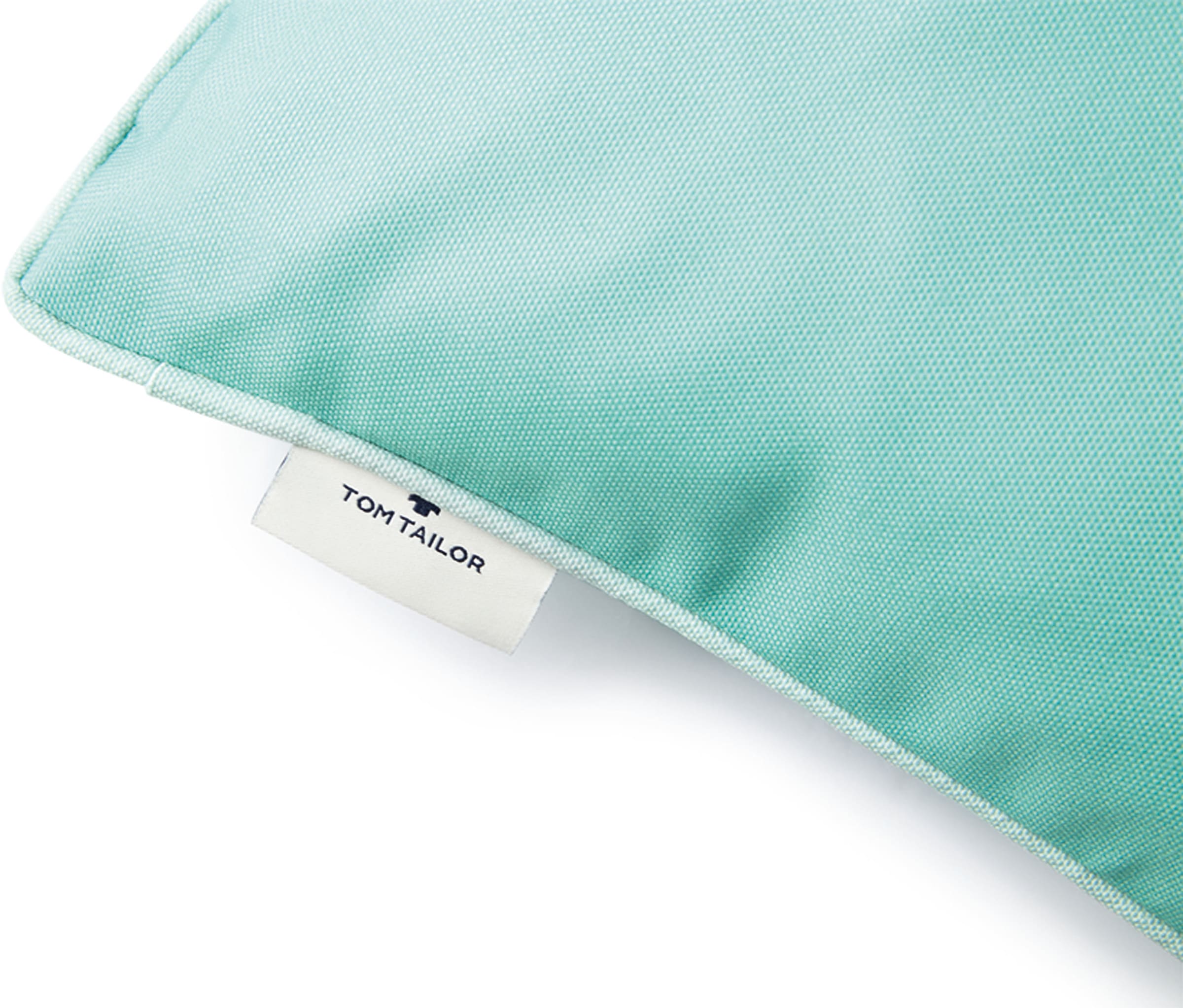 TOM TAILOR HOME Dekokissen »Dove Signature«, mit Paspel, Kissenhülle ohne Füllung, 1 Stück