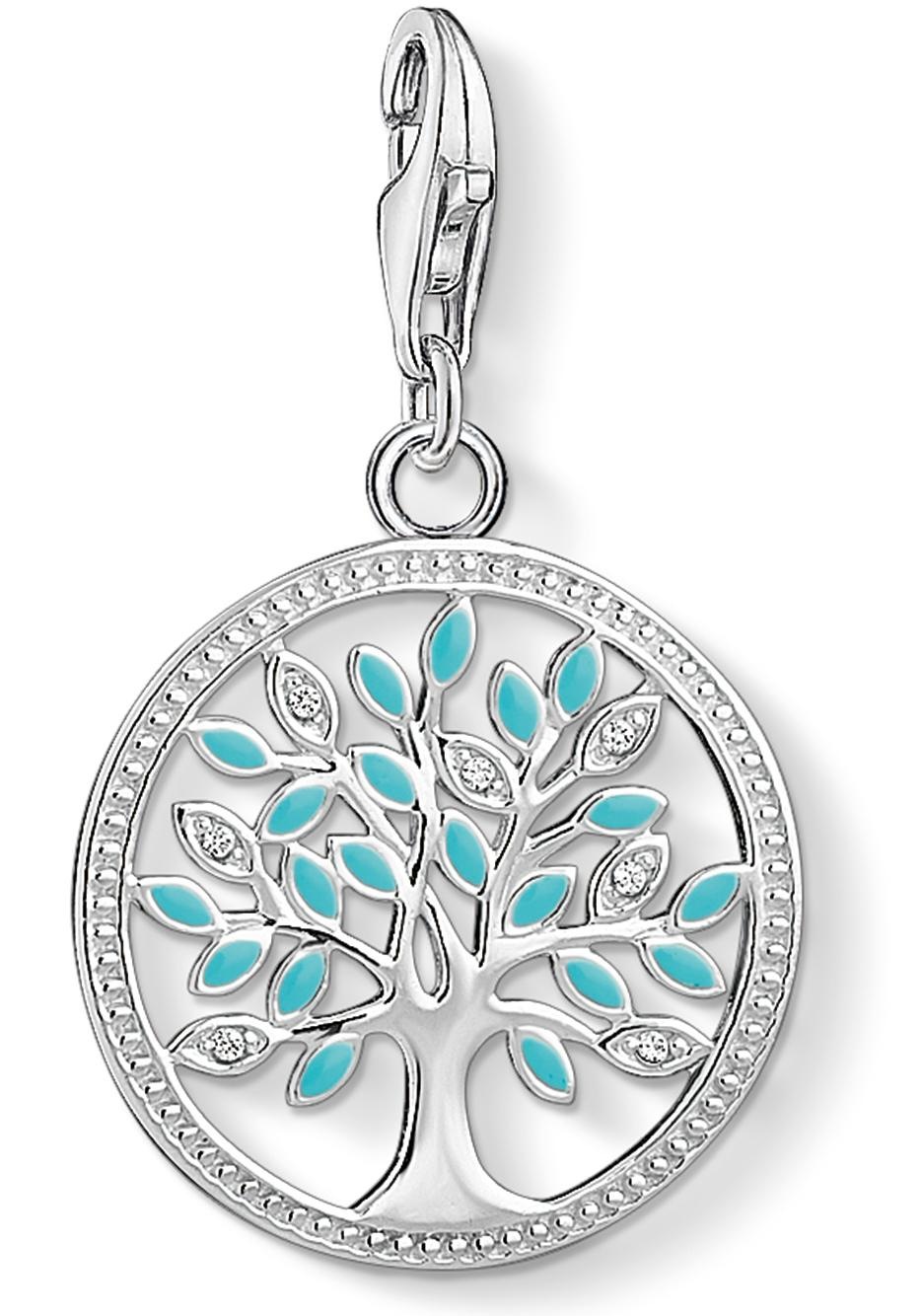 THOMAS SABO Charm-Einhänger »Lebensbaum, 1469-041-17«, (1 tlg.), mit Zirkonia