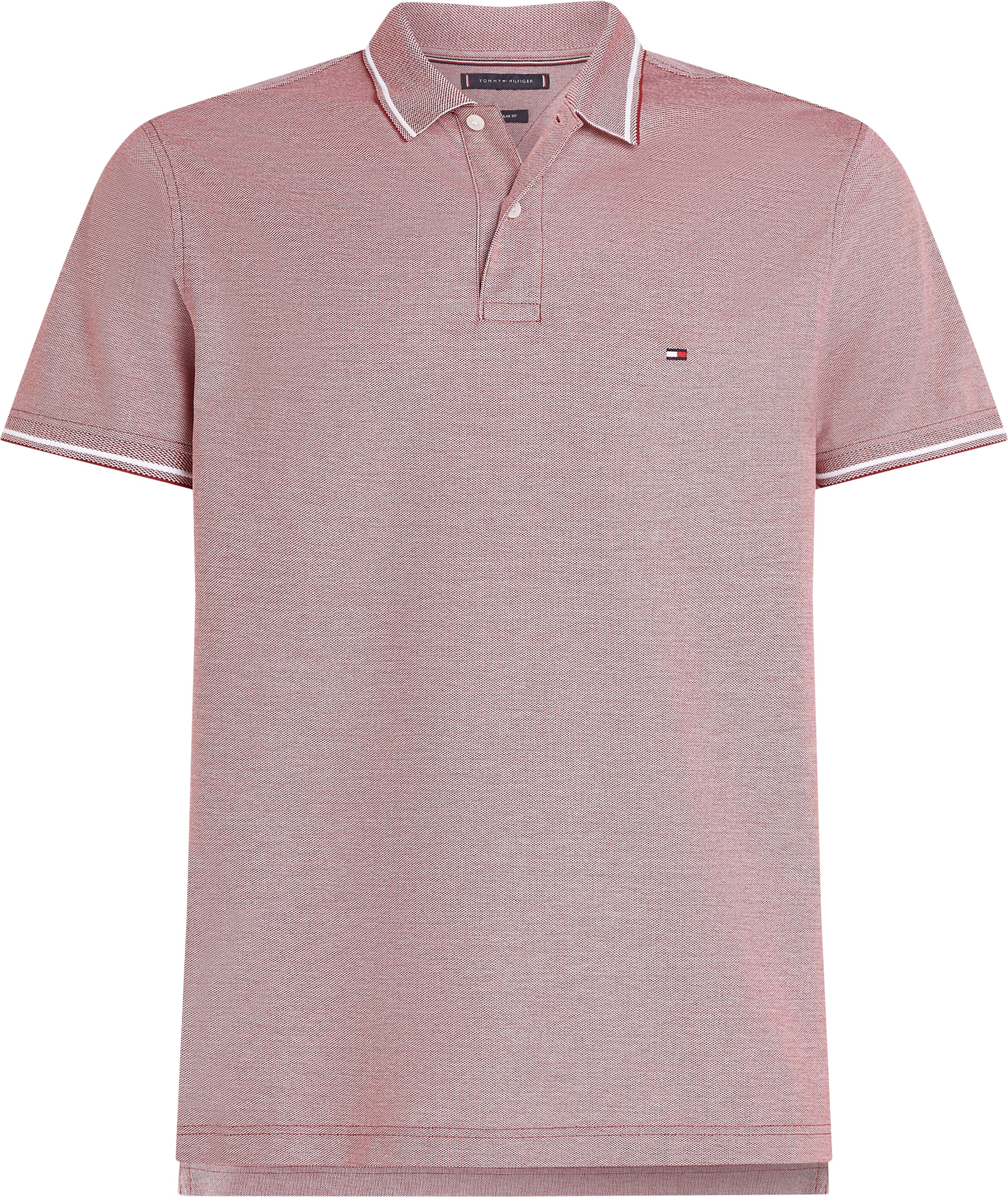 Tommy Hilfiger Big & Tall Poloshirt »BT-OXFORD TWO TONE REG POLO-B«, in Großen Größen, Logostickerei