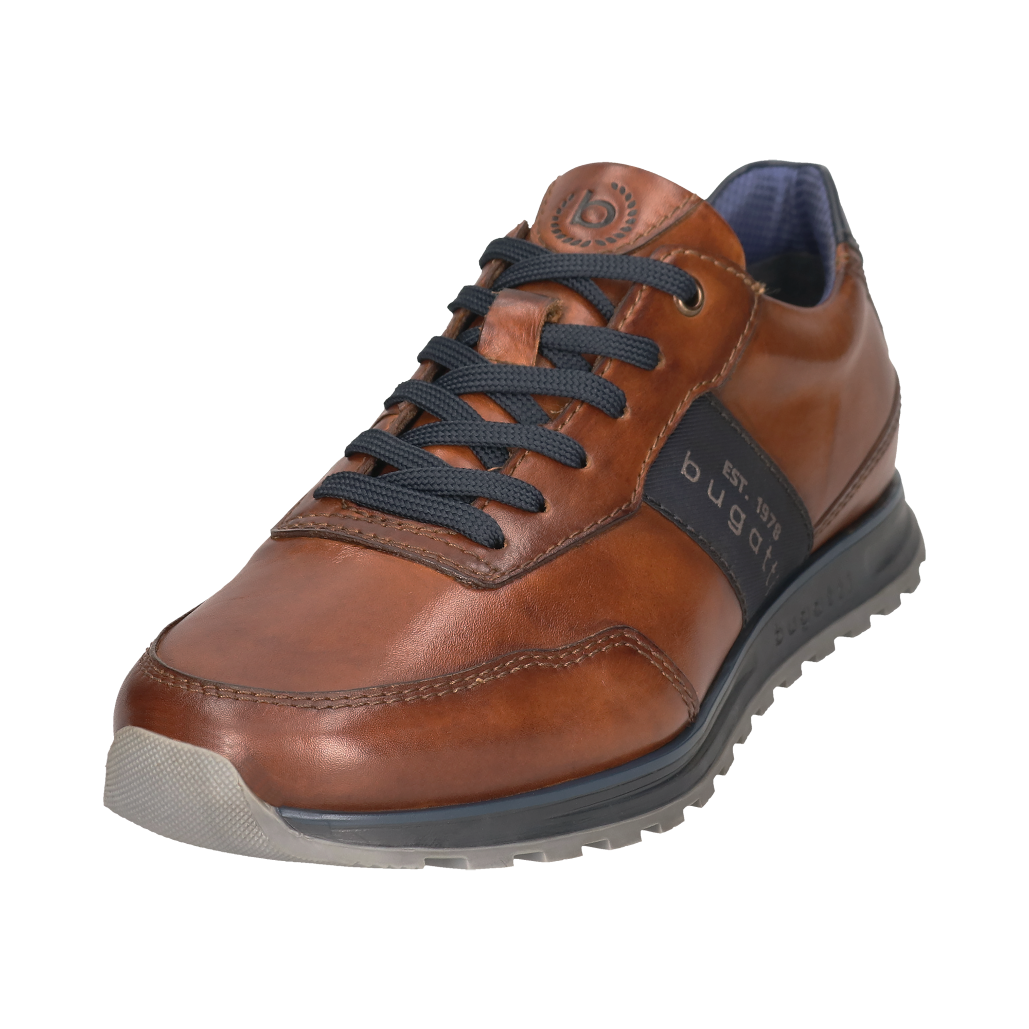 bugatti Sneaker  Schnürschuh, Halbschuh, Freizeitschuh mit Profilsohle