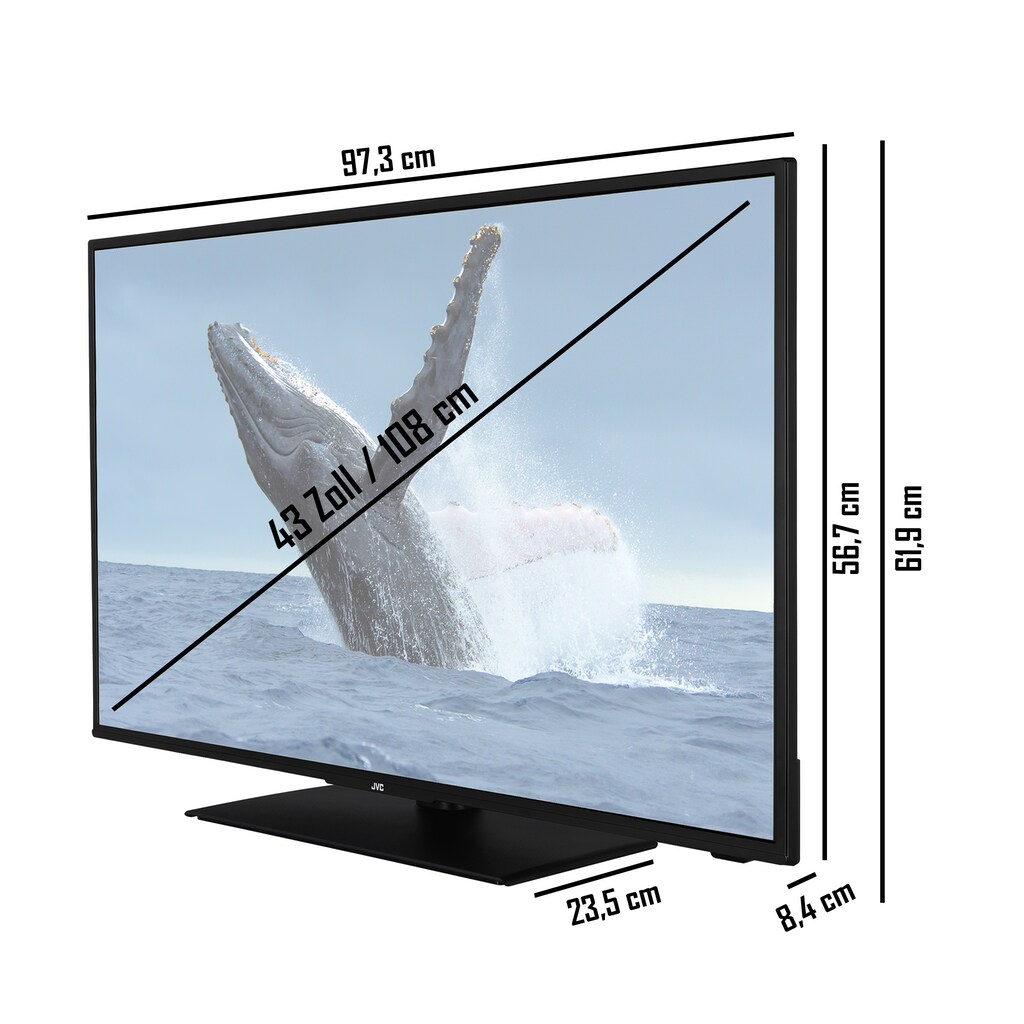 JVC LED-Fernseher »LT-43VF5155«, 108 cm/43 Zoll, Full HD, Smart-TV