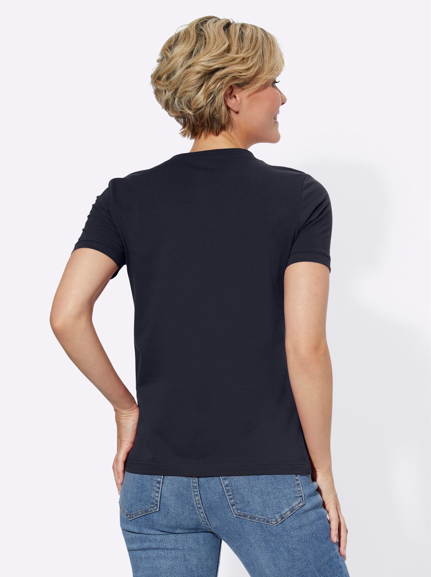 Casual Looks Kurzarmshirt »Shirt«, (1 tlg.)