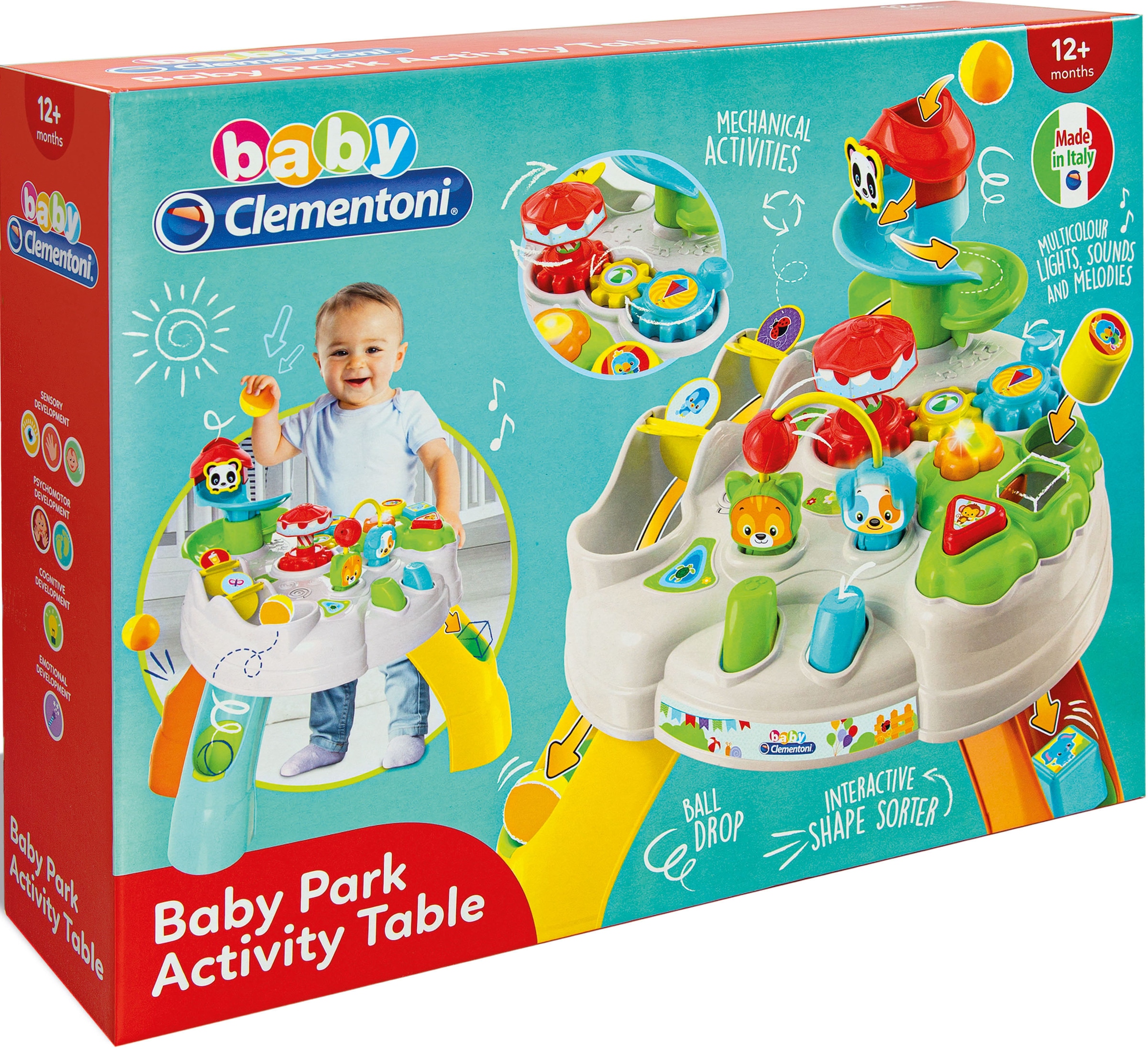 Clementoni® Spieltisch »Baby Clementoni, Park Activity Table«, mit Licht und Sound; Made in Europe