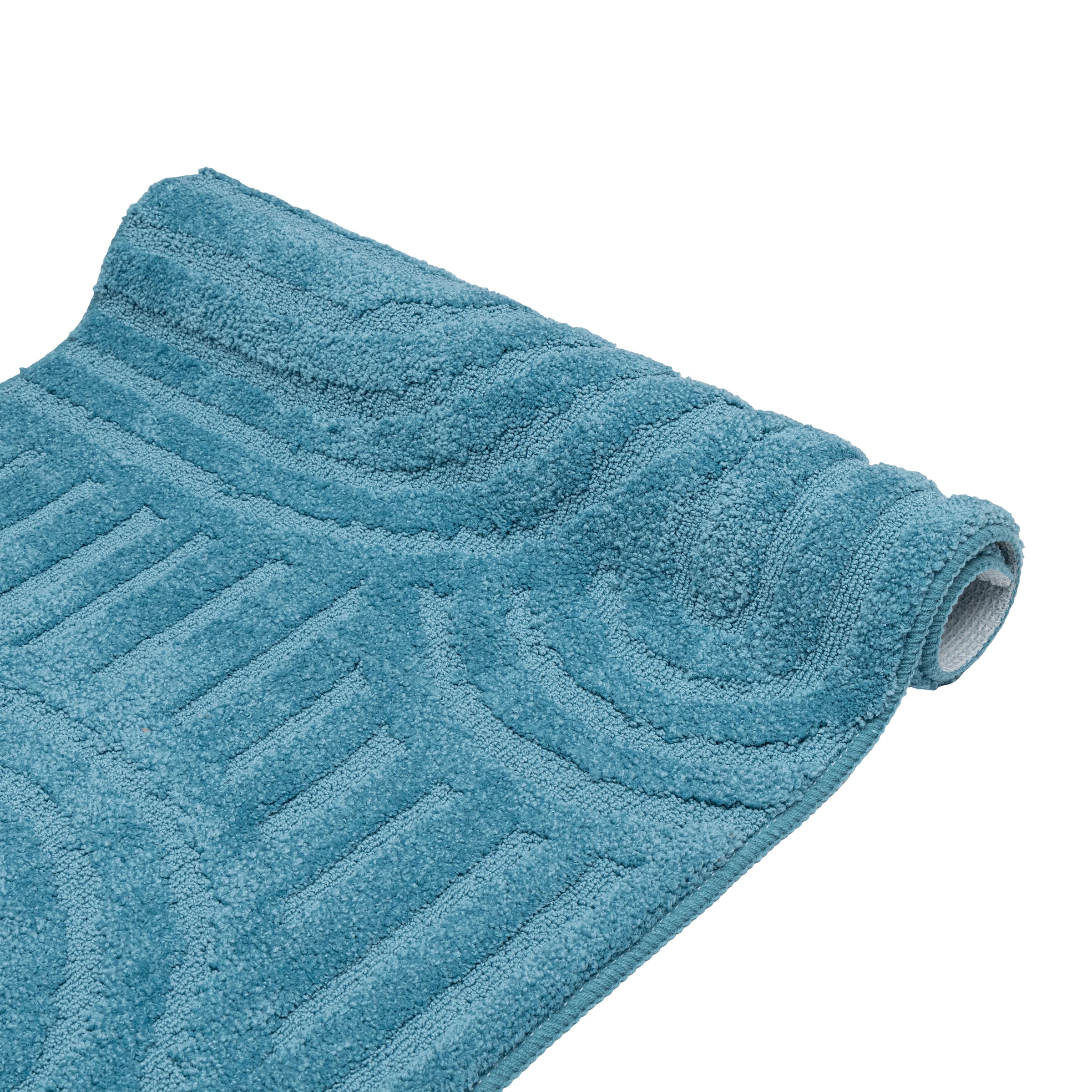 OTTO home Badematte »Zen, Badvorleger, Badezimmer Teppich, Duschvorleger« Höhe 10 mm rutschhemmend beschichtet fußbodenheizungsgeeignet | schnell trocknend Uni Farben, Hoch-Tief-Effekt, modernes Muster, Zen