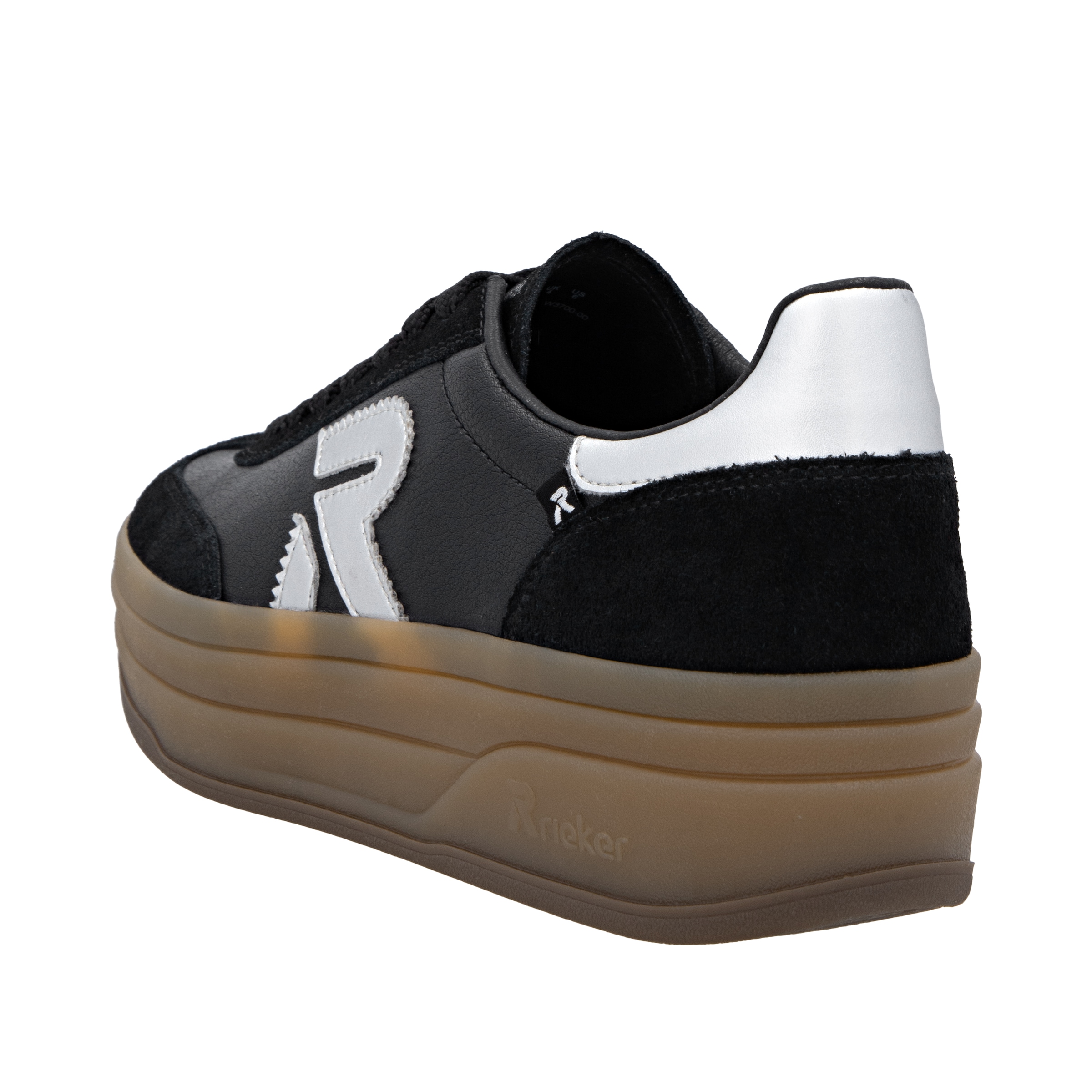 Rieker Plateausneaker »Swing2GO«  Retro-Sneaker, Schnürschuh, Halbschuh mit trendiger Plateausohle