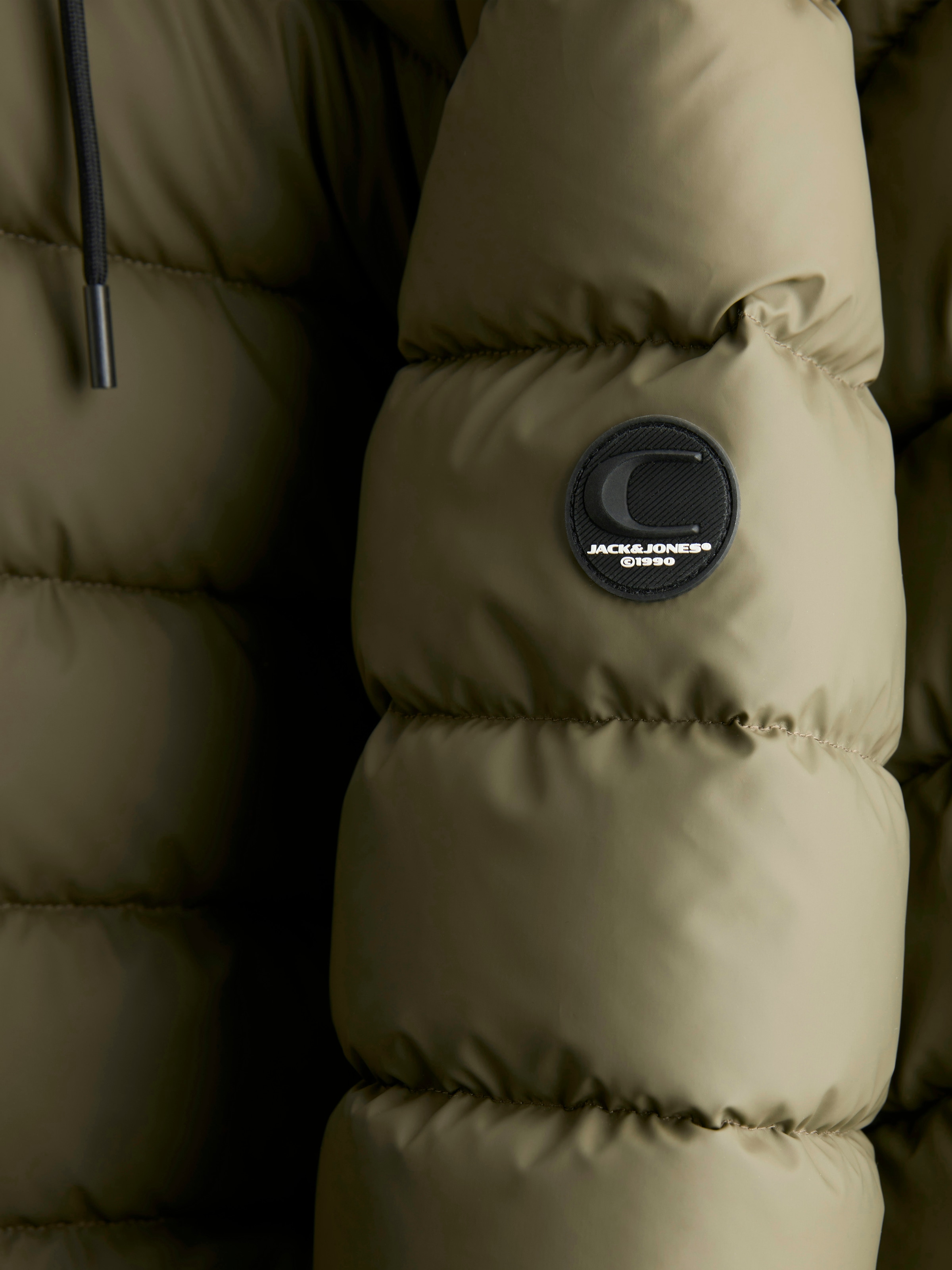 Jack & Jones Steppjacke »JCOPOINT PU PUFFER JACKET BF« mit Kapuze