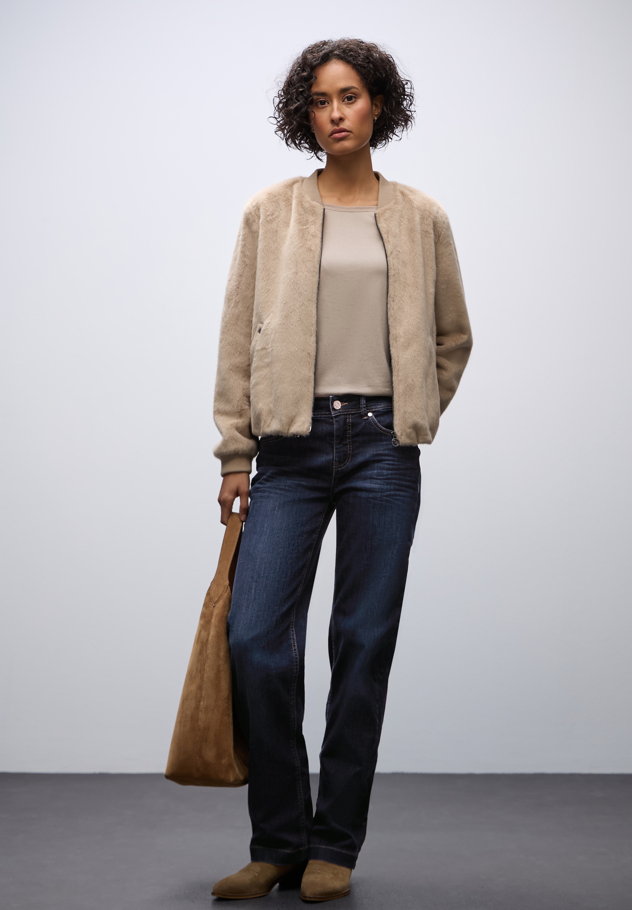 STREET ONE Straight-Jeans im Five-Pocket Style