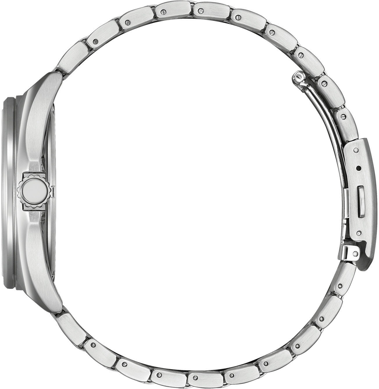 Citizen Solaruhr Armbanduhr, Herrenuhr, Edelstahlarmband, analog, Datum, Eco-Drive