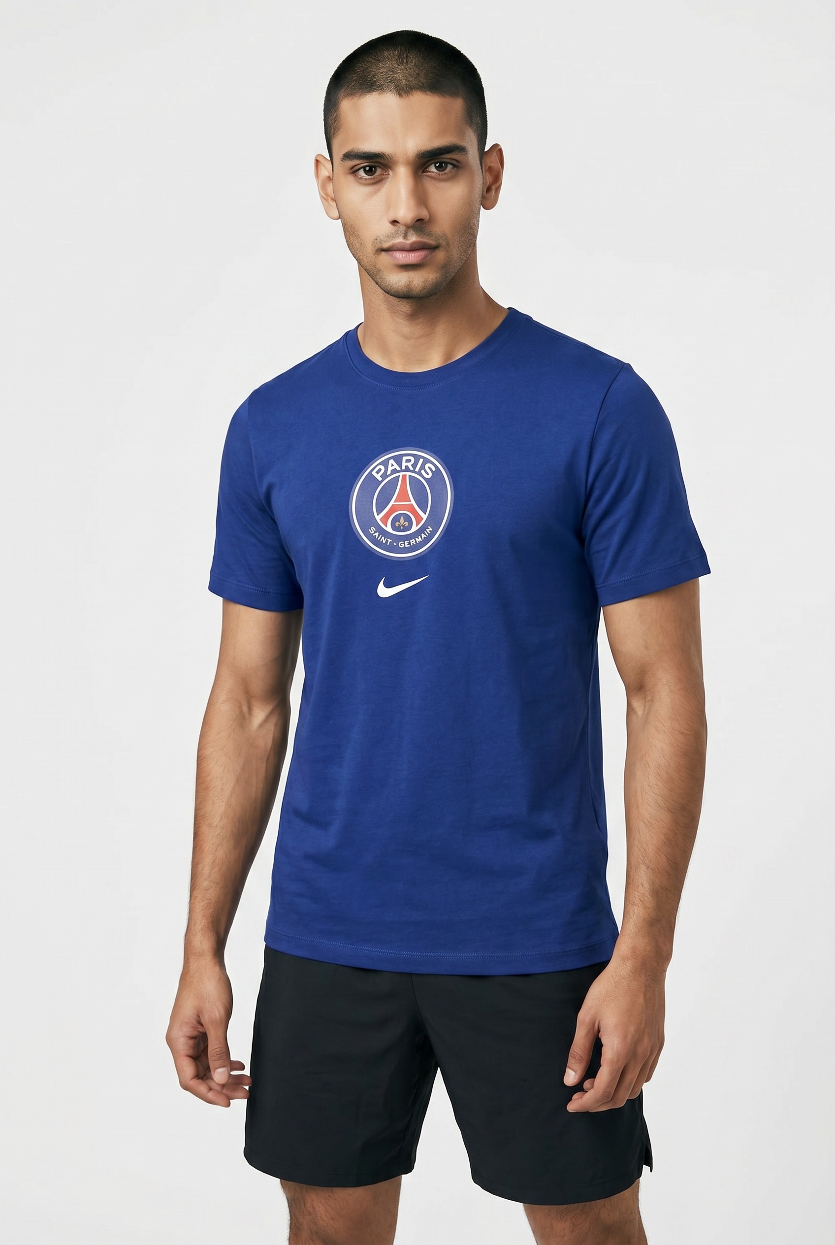 Nike T-Shirt »PSG M NK CREST TEE« sportlicher Look, Kurzarm, Rundhalsausschnitt, ohne Verschluss
