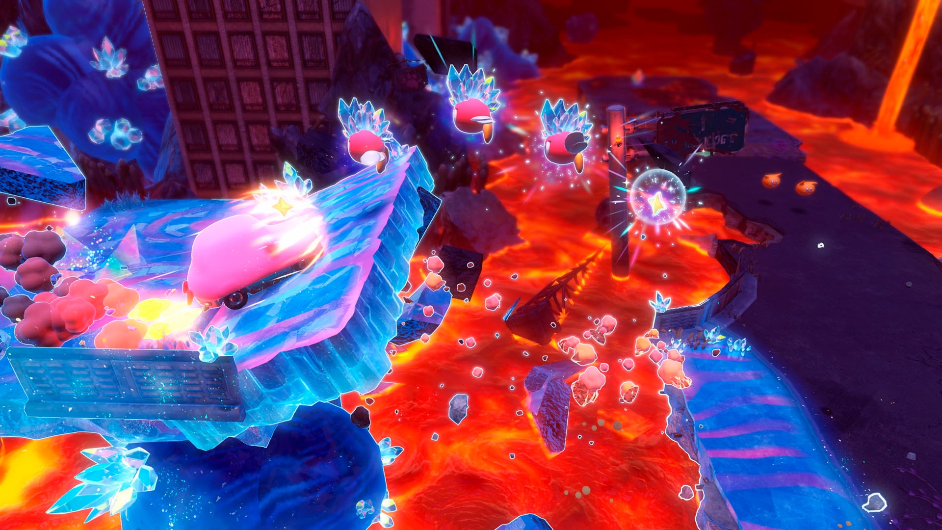 Nintendo Switch Spielesoftware »Kirby und das vergessene Land Switch 2 Edition + Sternensplitter-Welt«, Nintendo Switch