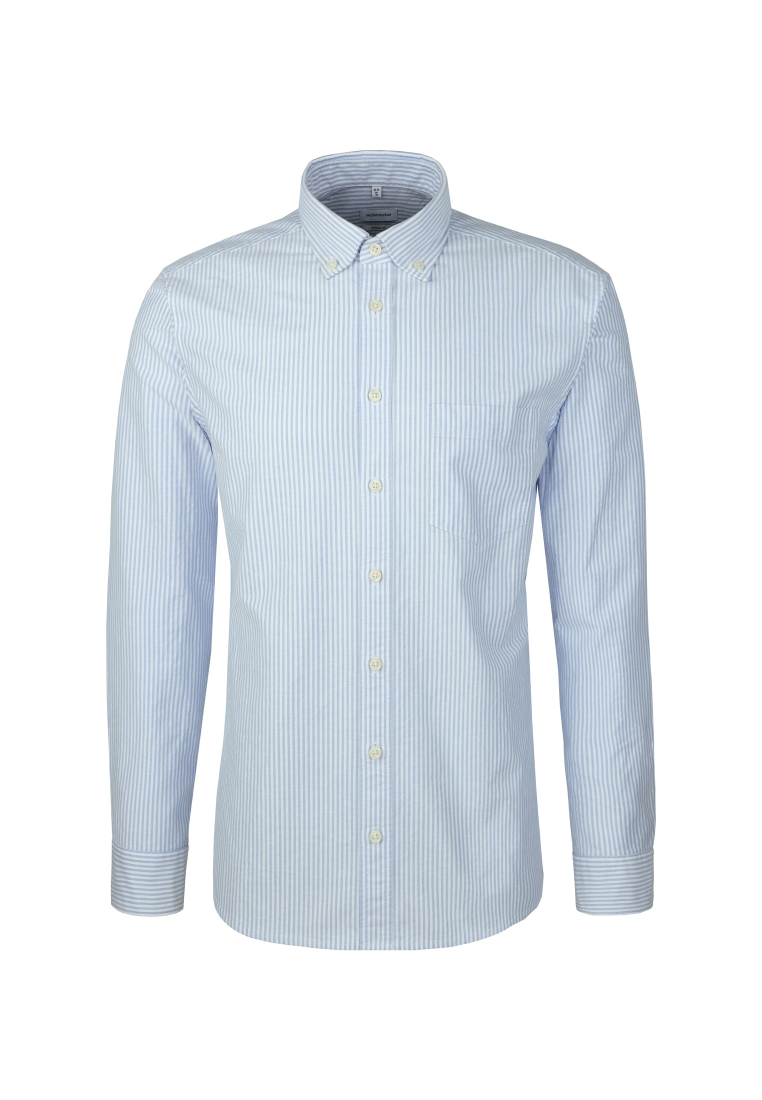 seidensticker Businesshemd, Regular 1/1 Button-Down-Kragen Gestreift