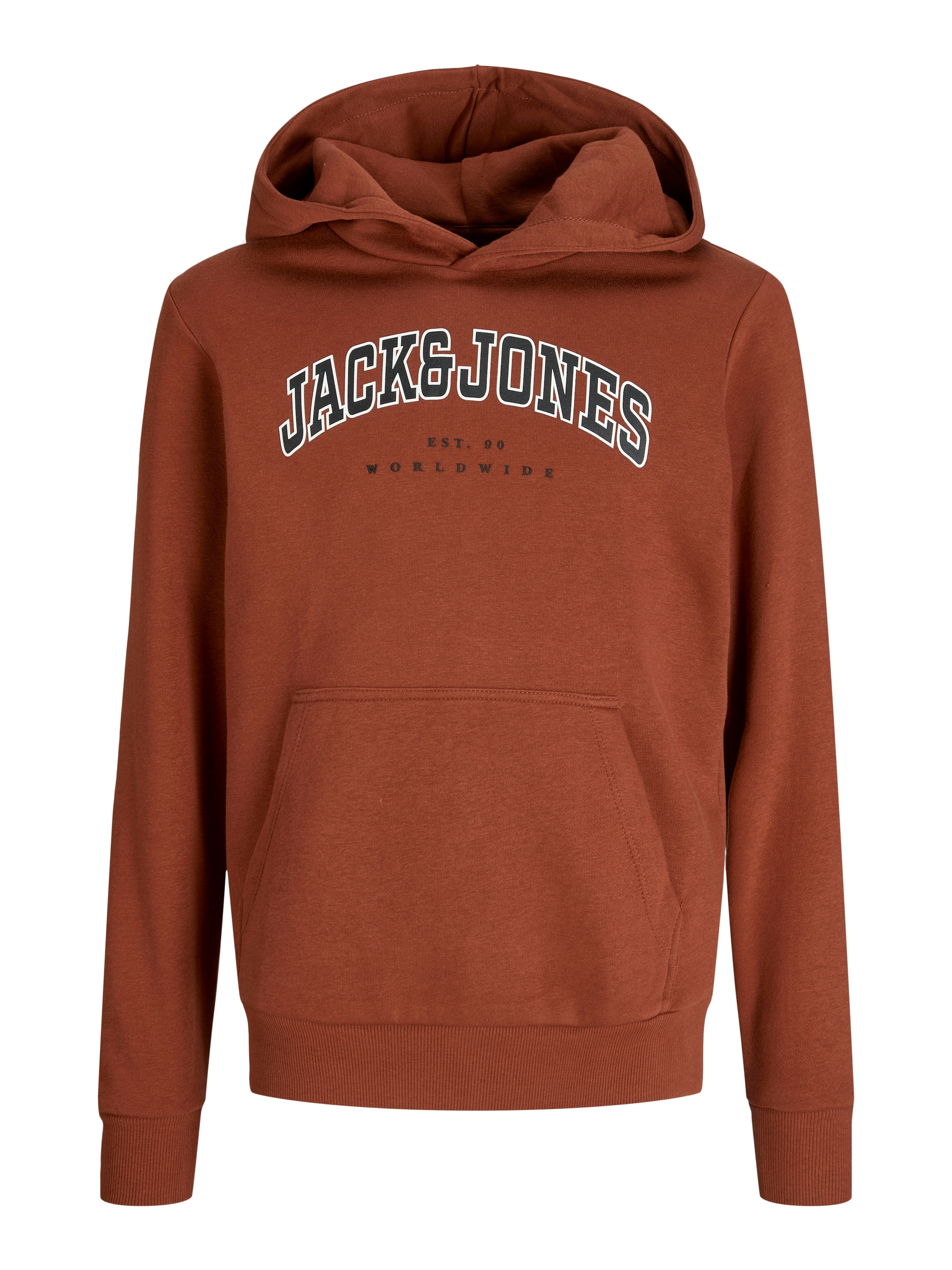 Jack & Jones Junior Kapuzensweatshirt »JJECALEB VARSITY SWEAT HOOD NOOS JNR«
