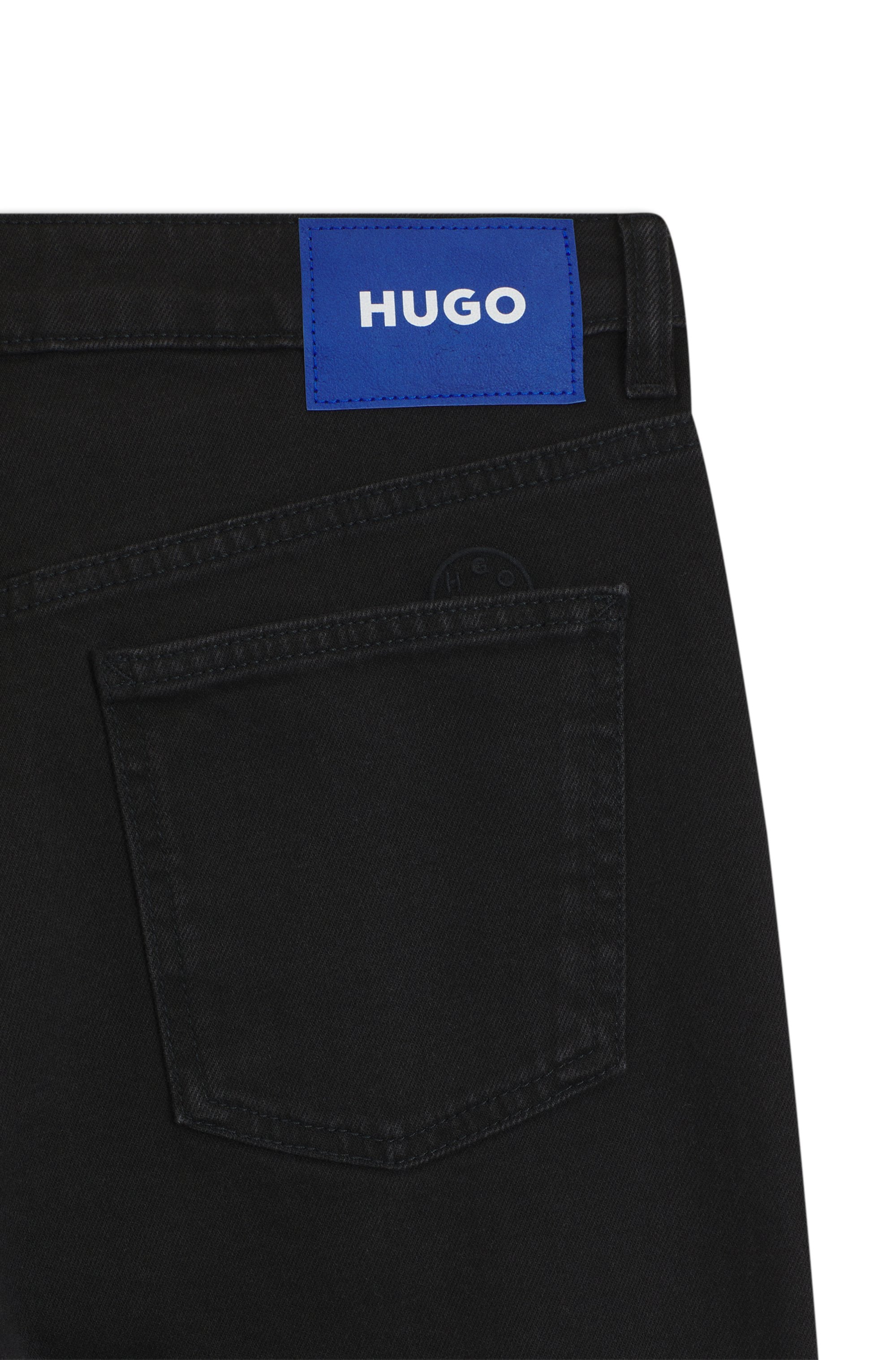 HUGO Blue Straight-Jeans »Elyah« Straight Fit Jeans mit hoher Leibhöhe, Tall Länge 36