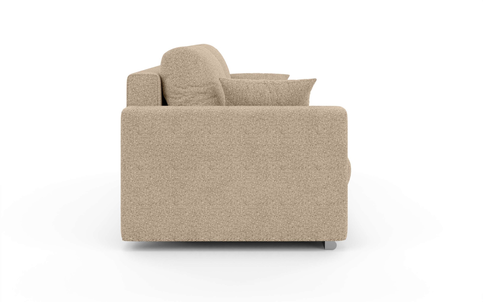 INOSIGN 3-Sitzer »Stevinson Schlafsofa mit Bettkasten, Maße B/H/T: 229/87/97 cm«, mit Wellenunterfederung, 2 Rückenkissen und 2 Zierkissen