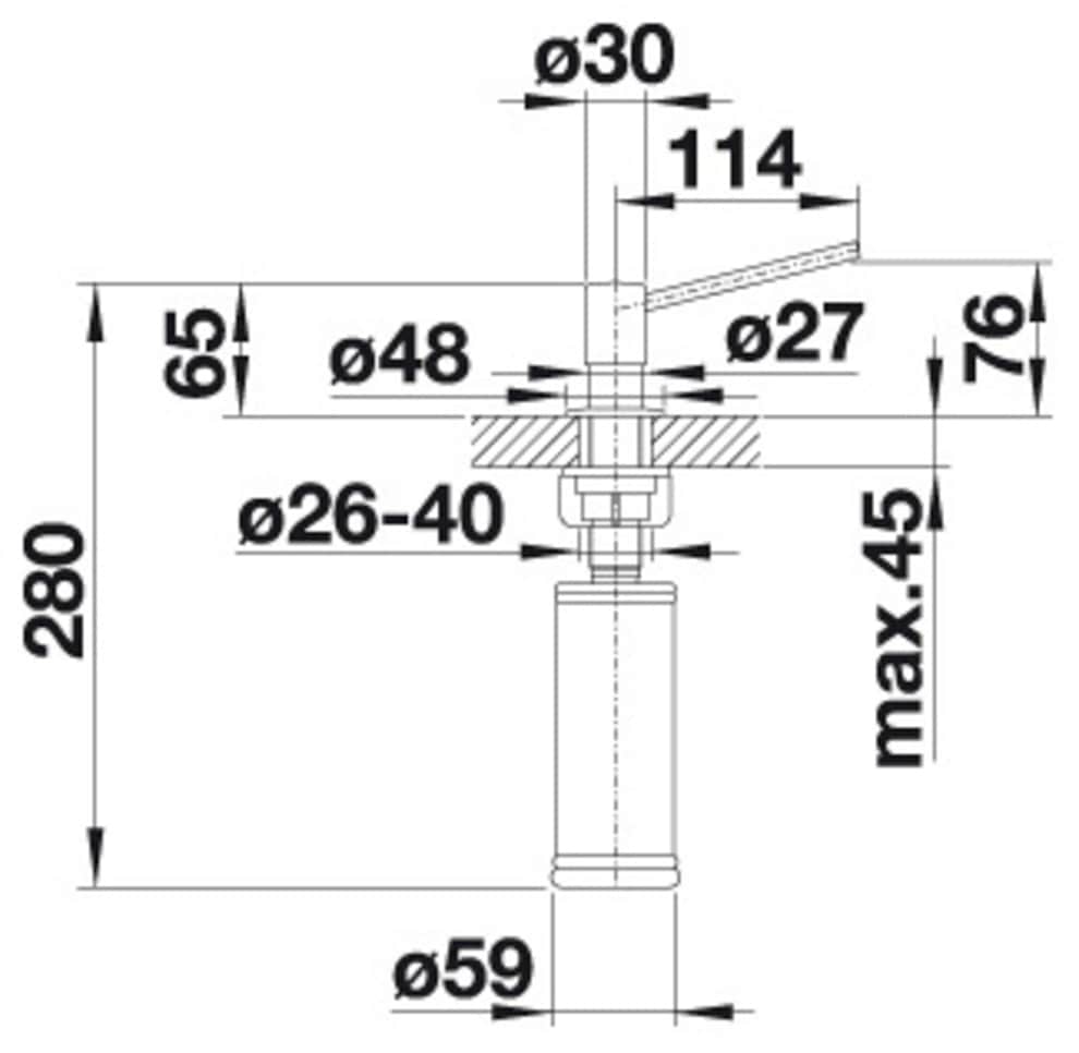 Blanco Spülmittelspender »TORRE« chrom