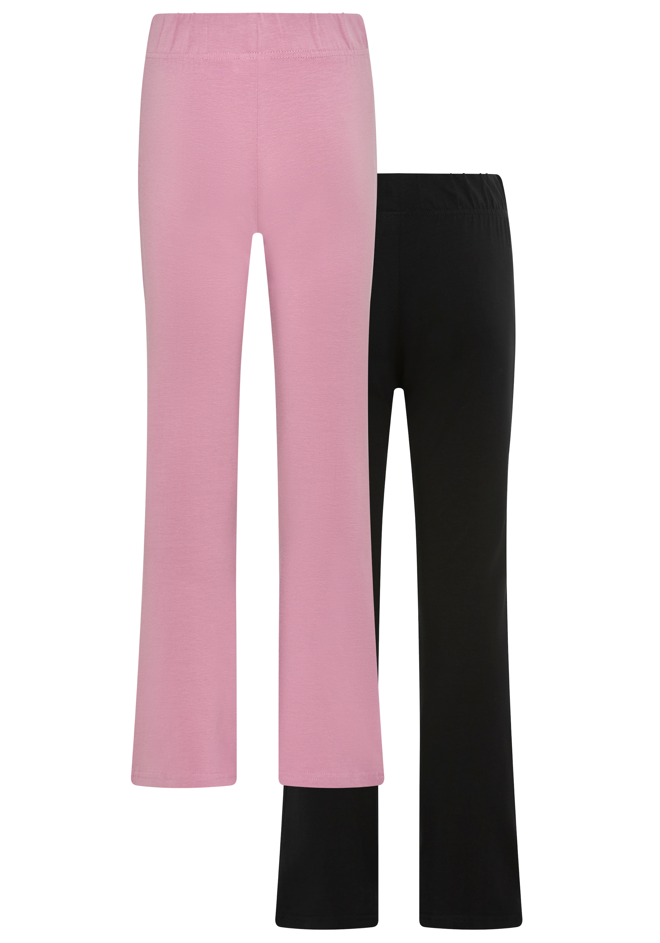 H.I.S Jazzpants »2er Packung Leggings mit Schlag«, (Packung, 2 tlg.), NEUHEIT: HIS für TEENS! 2er Packung Jazzpants