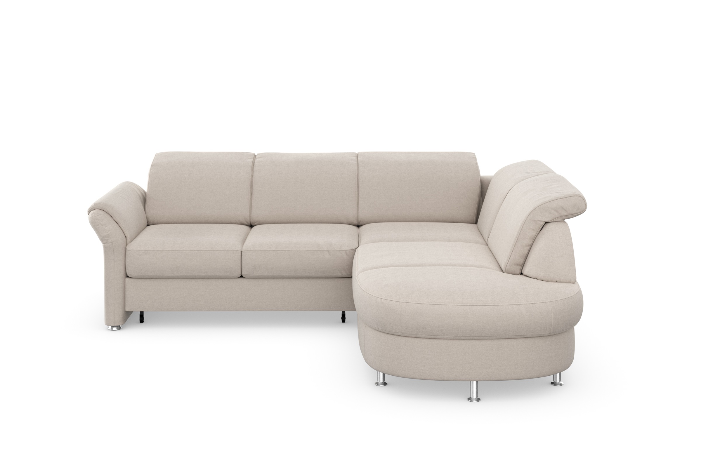 sit&more Ecksofa »Apulia L-Form«, wahlweise Bettfunktion, Bettkasten und Kopf- und Armteilverstellung