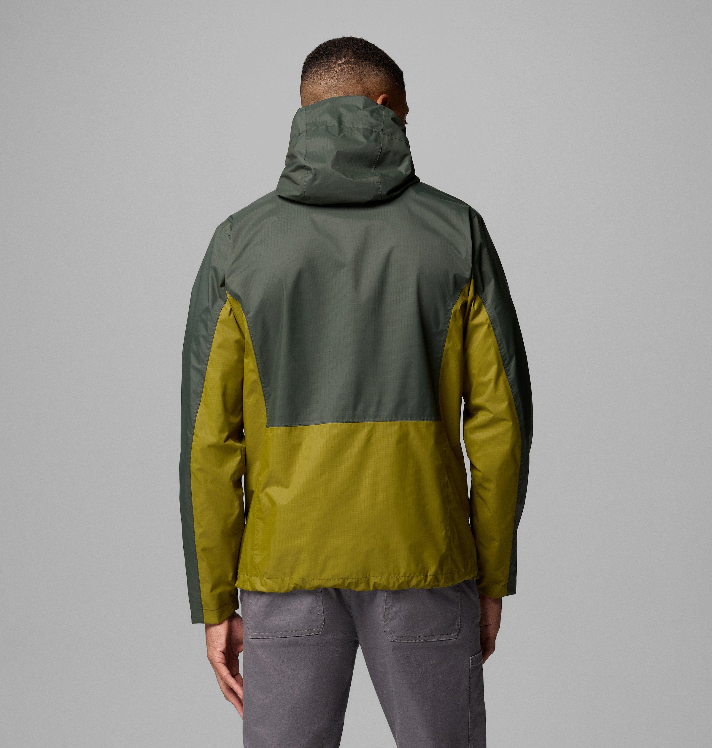 Columbia Regenjacke »Pouring Adventure III Jacket« sportliche Logostickerei, wasserdichtes und winddichtes Material