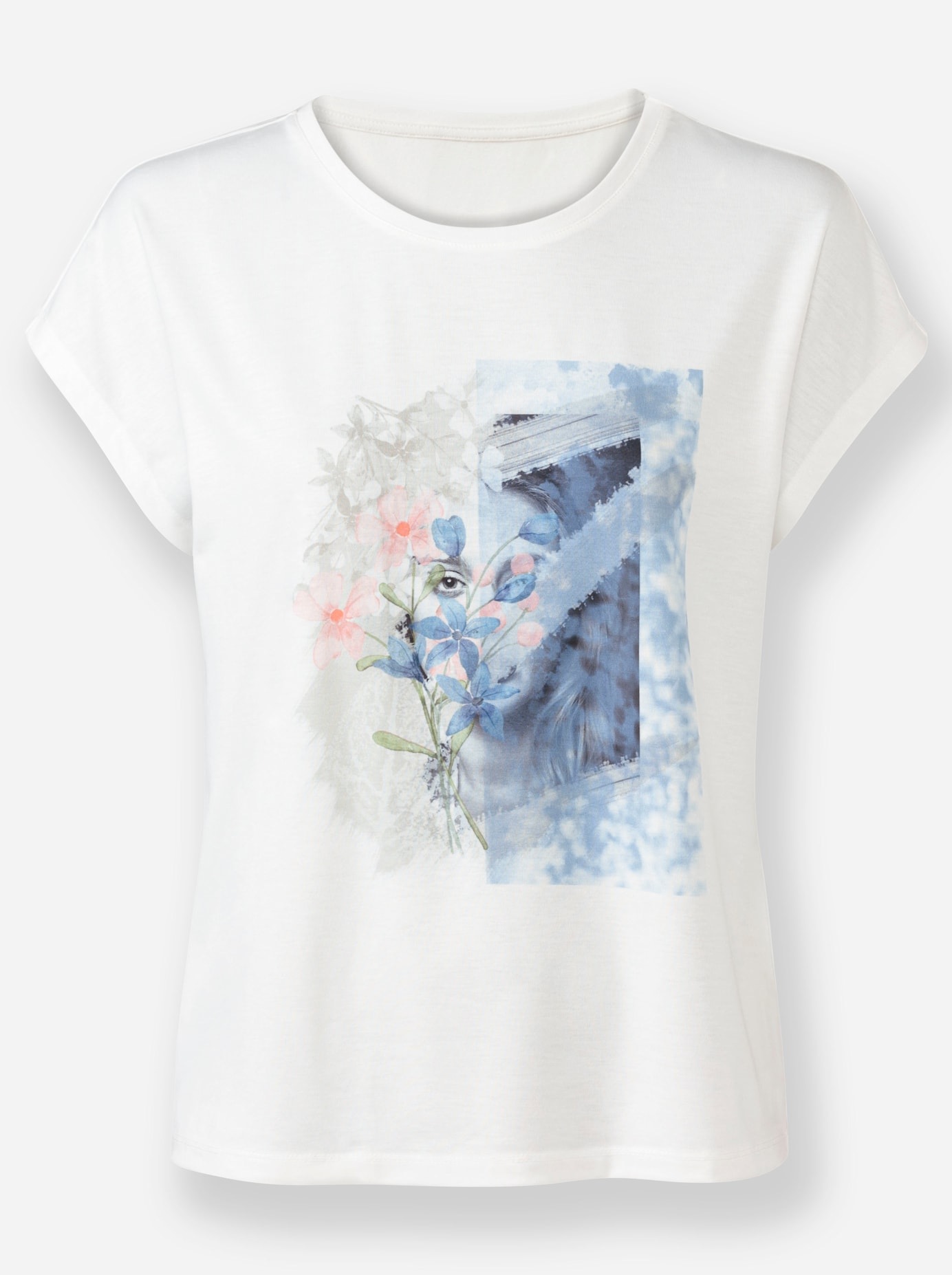 Inspirationen Kurzarmshirt »Rundhals-Shirt«, (1 tlg.)