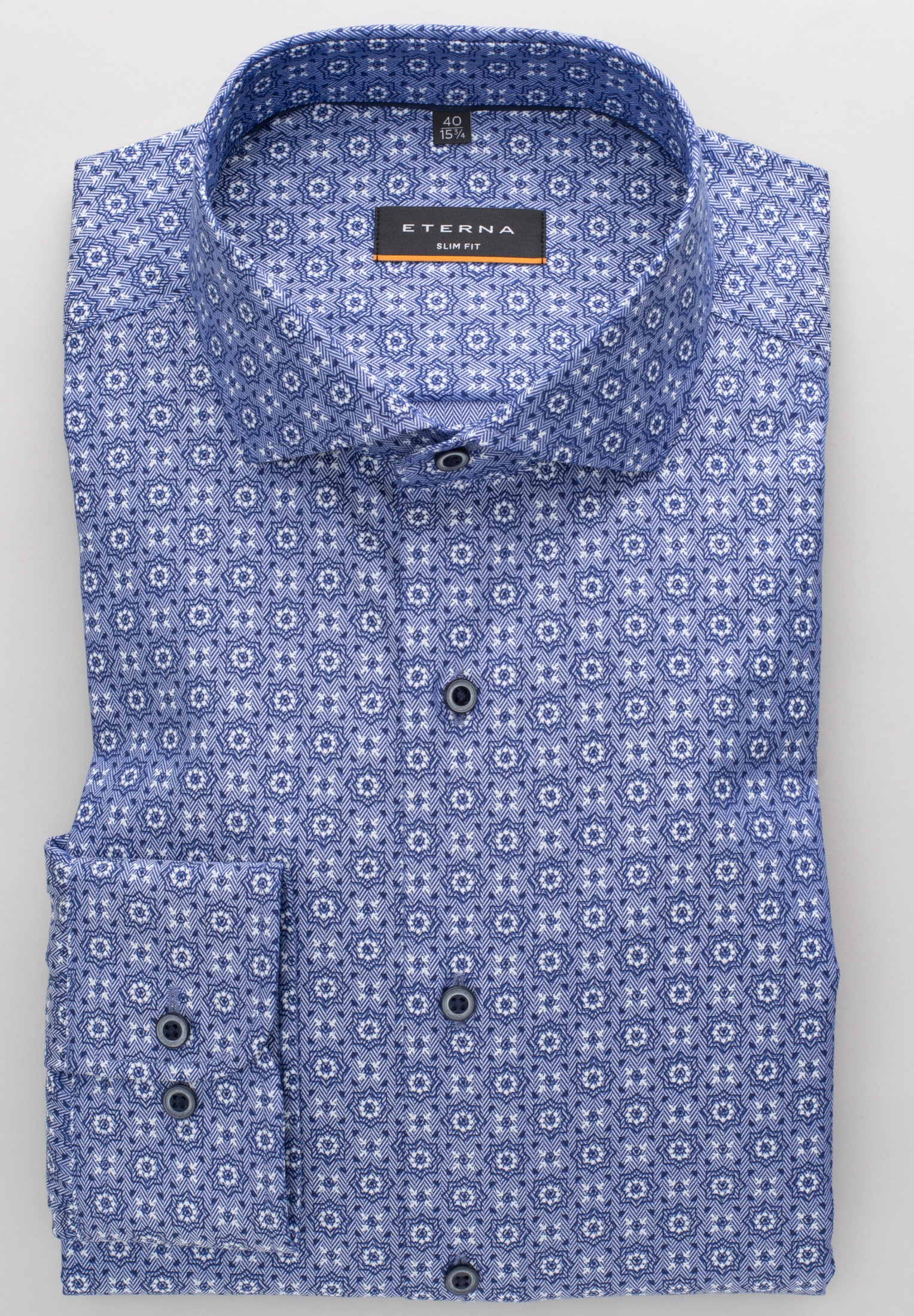 Eterna Langarmhemd »SLIM FIT« NON IRON (bügelfrei)