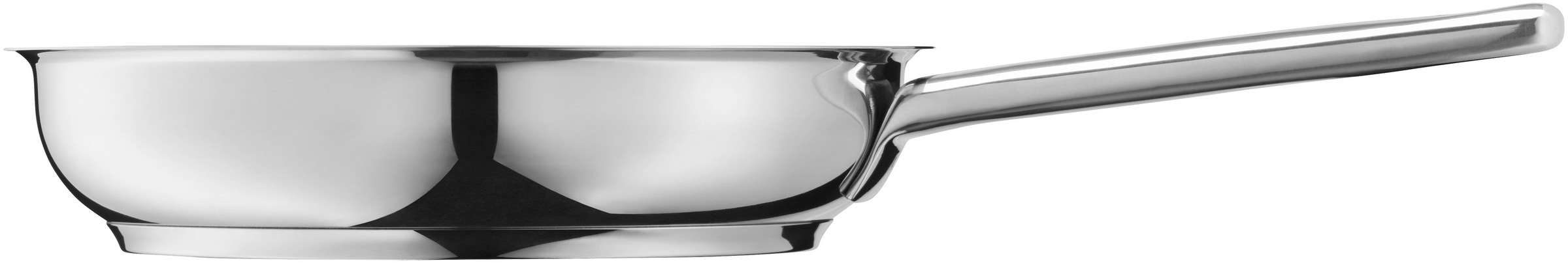 WMF Bratpfanne »Compact Cuisine«, Cromargan® Edelstahl Rostfrei 18/10, (1 tlg.), 24 cm, wärmereduzierender Hohlgriff, TransTherm-Allherdboden