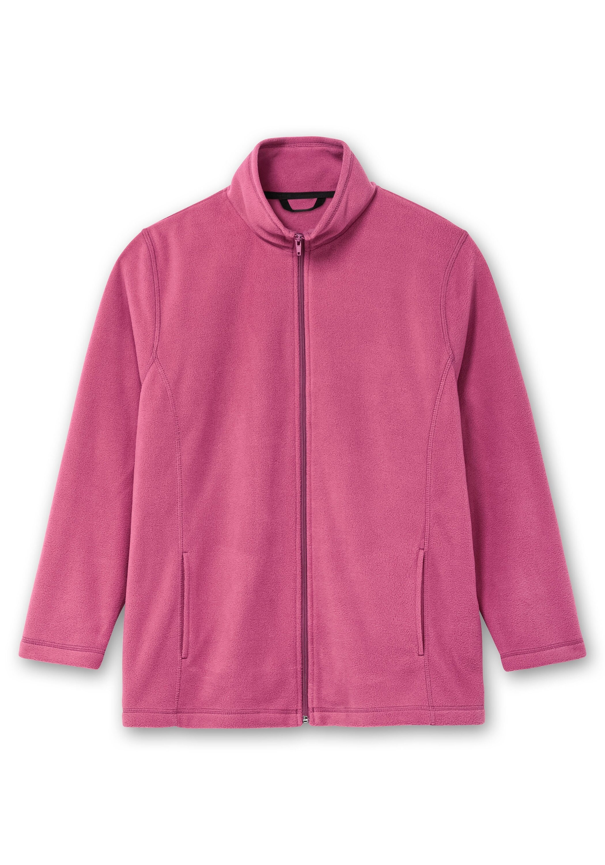 Sheego Sweatjacke »Fleecejacke mit Reißverschluss«