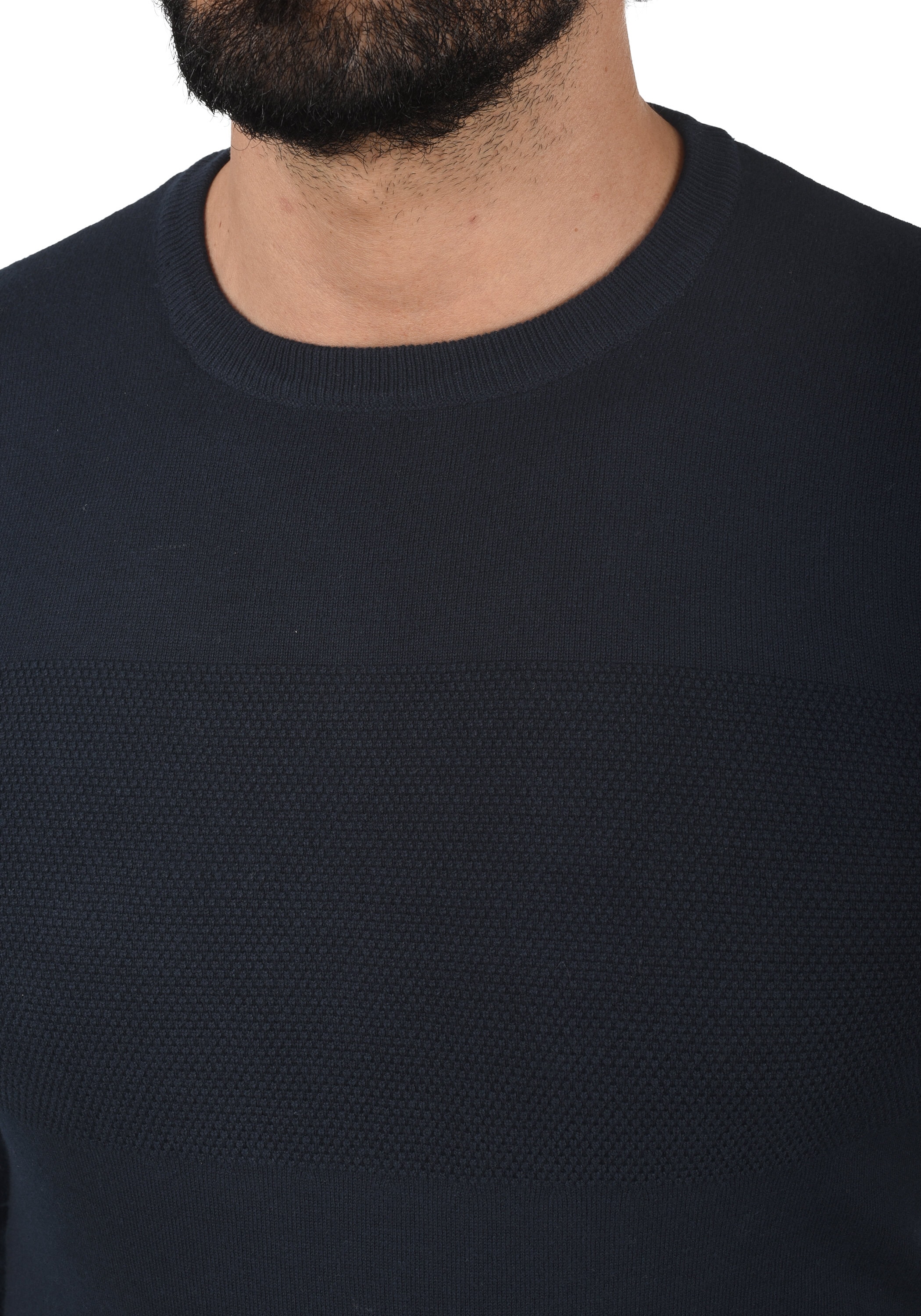 Indicode Strickfleece-Pullover »Strickpullover IDErnesto«