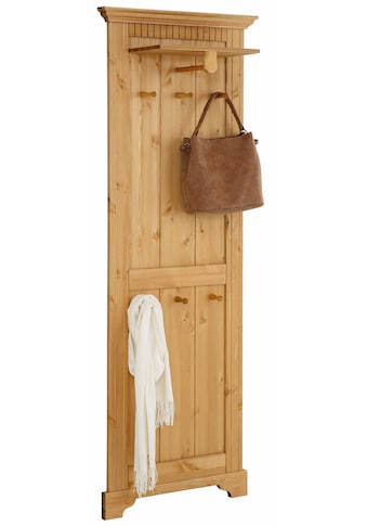 Home affaire Garderobenpaneel »Rustic«, aus massiver Kiefer, 64 cm breit kaufen