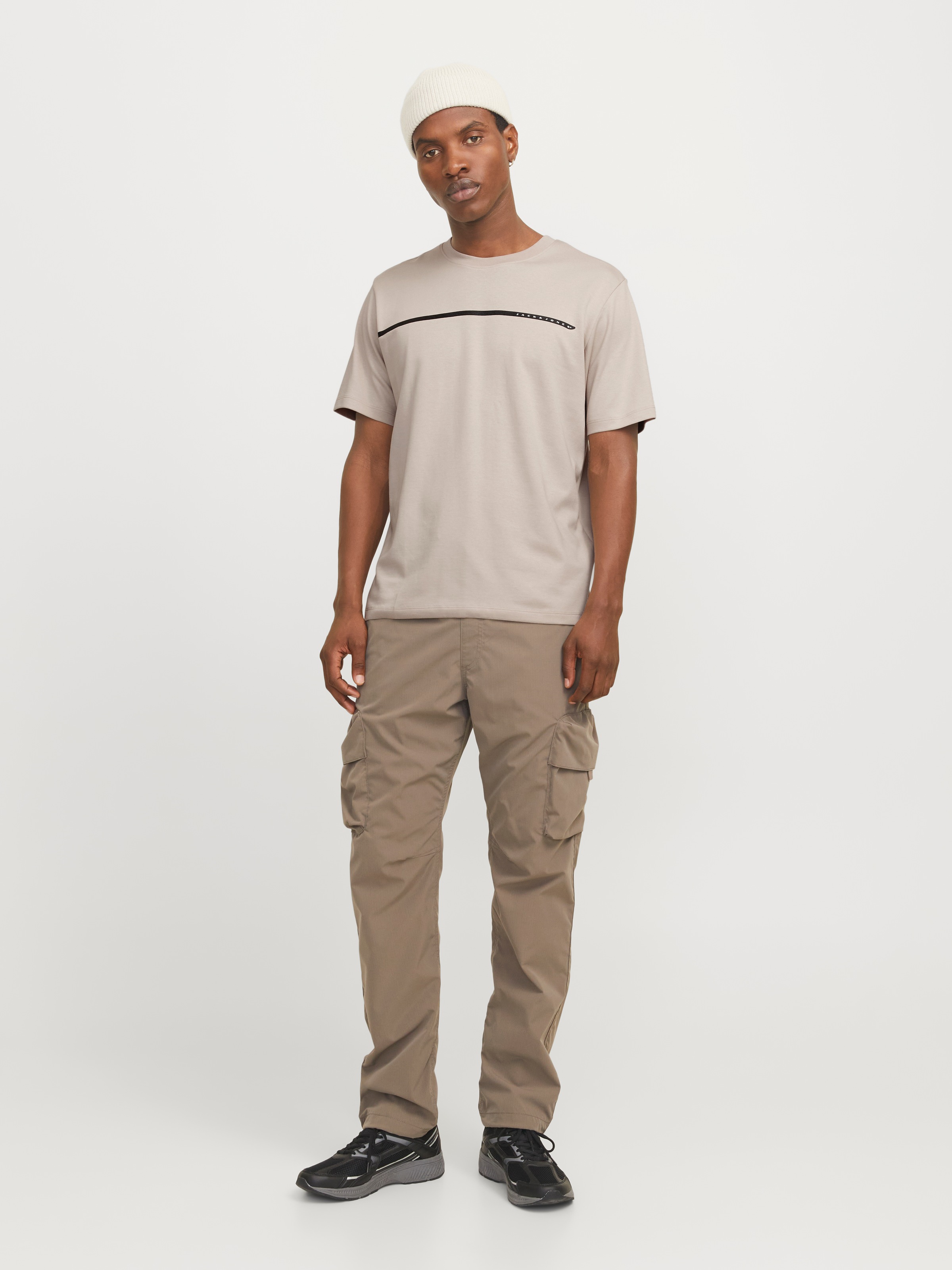 Jack & Jones T-Shirt »JCOFUSION FULL BRANDING TEE SS CREW NOOS«