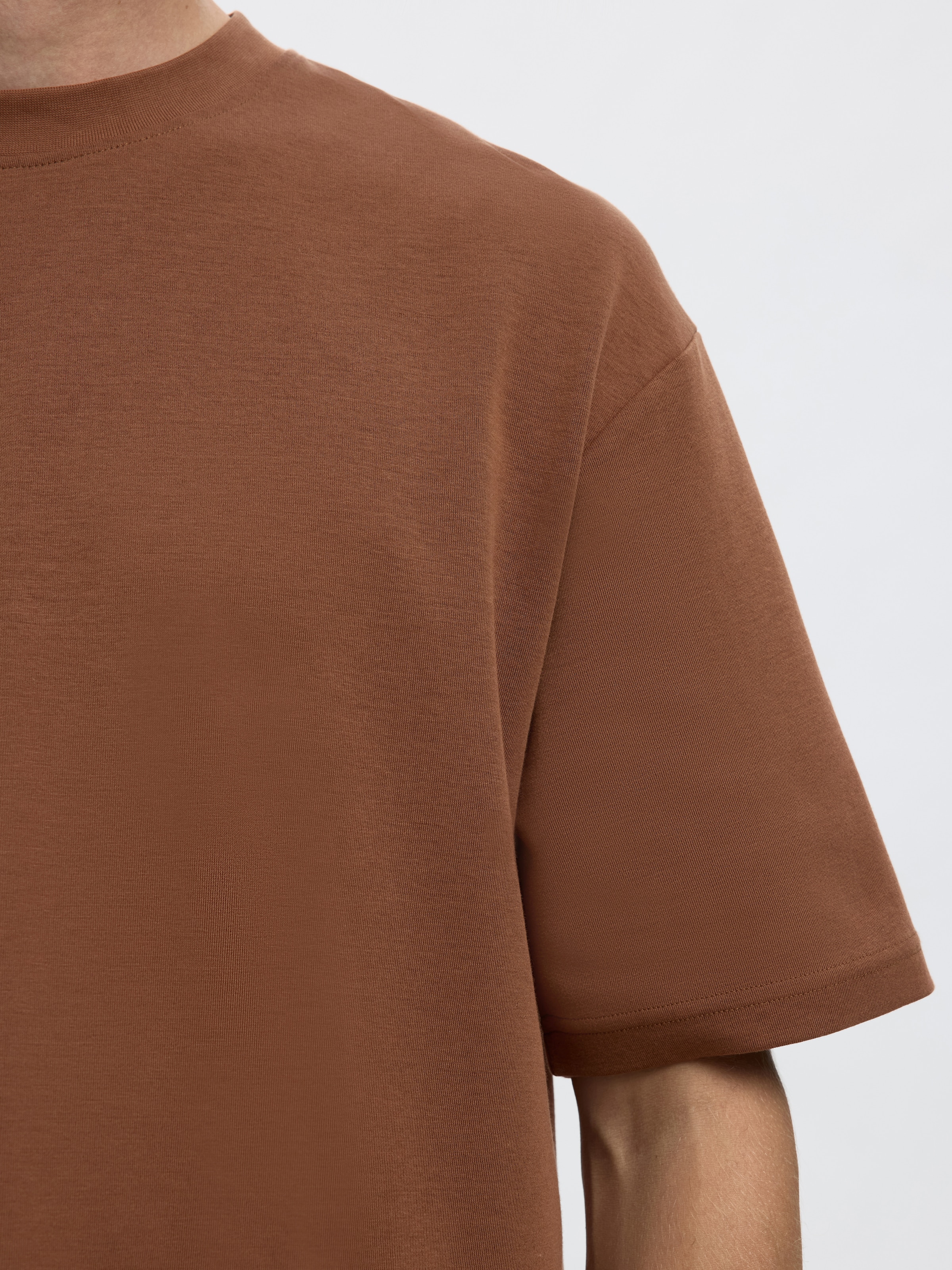 SELECTED HOMME Rundhalsshirt »SLHLOOSEOSCAR SS O-NECK TEE NOOS«
