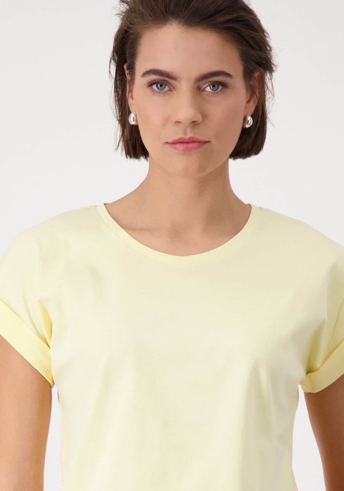 Monari Rundhalsshirt, mit Glitzersteinchen auf der Schulter