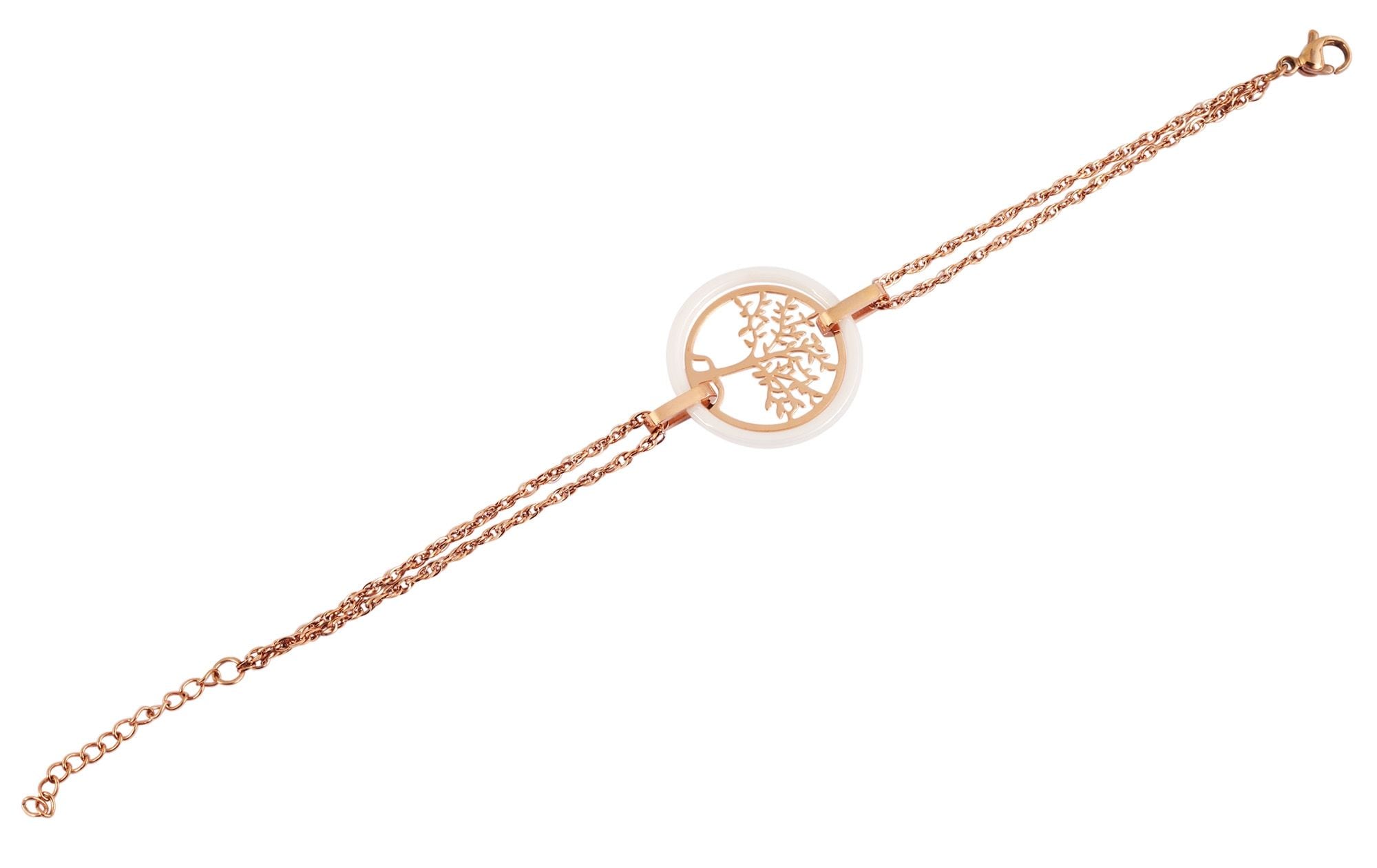 Adelia´s Armband »Damen Armband ¿ Lebensbaum aus Edelstahl 16 cm«