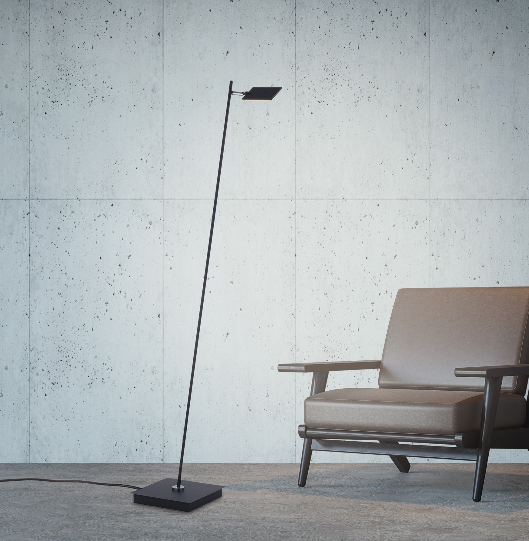 Neuhaus PURE LED Stehlampe »PURE Mira« LED-Board 1 Stk. warmweiß - kaltweiß Dimmbar, CCT, Fußschalter, Fernbedienung, drehbar