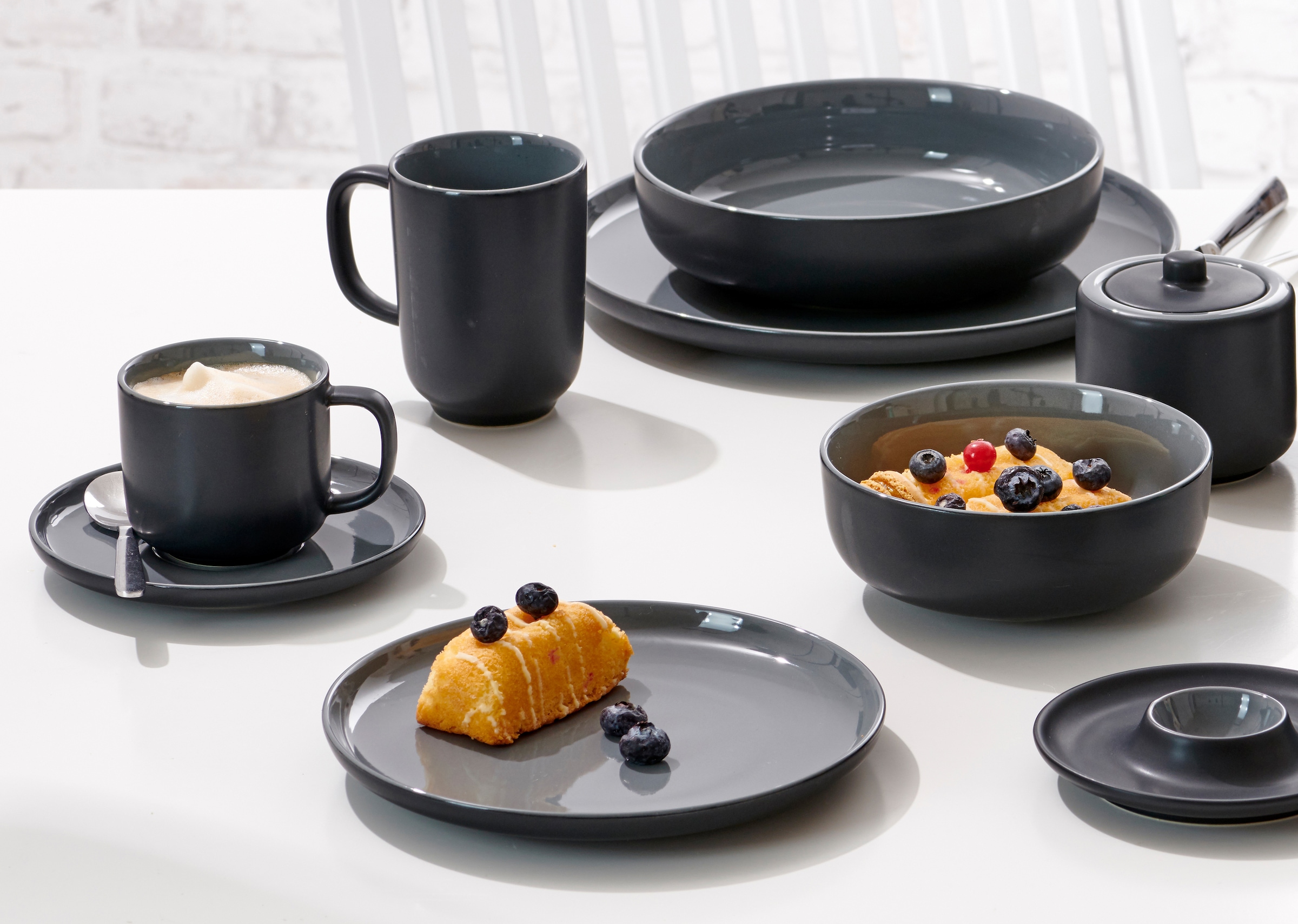 Ritzenhoff & Breker Kaffeeservice »Geschirr-Set, Service Jasper«, (Set, 12 tlg.), Scandic Style, 12 Teile, für 4 Personen