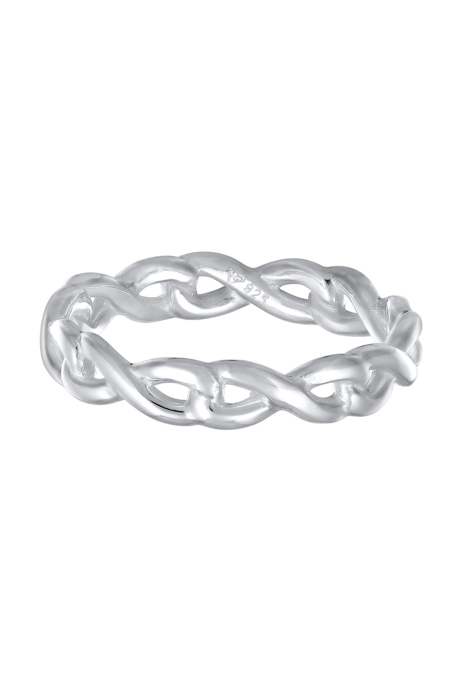 Elli Silberring »Ring Infinity Unendlichkeit Cut-Out Trend 925 Silber«