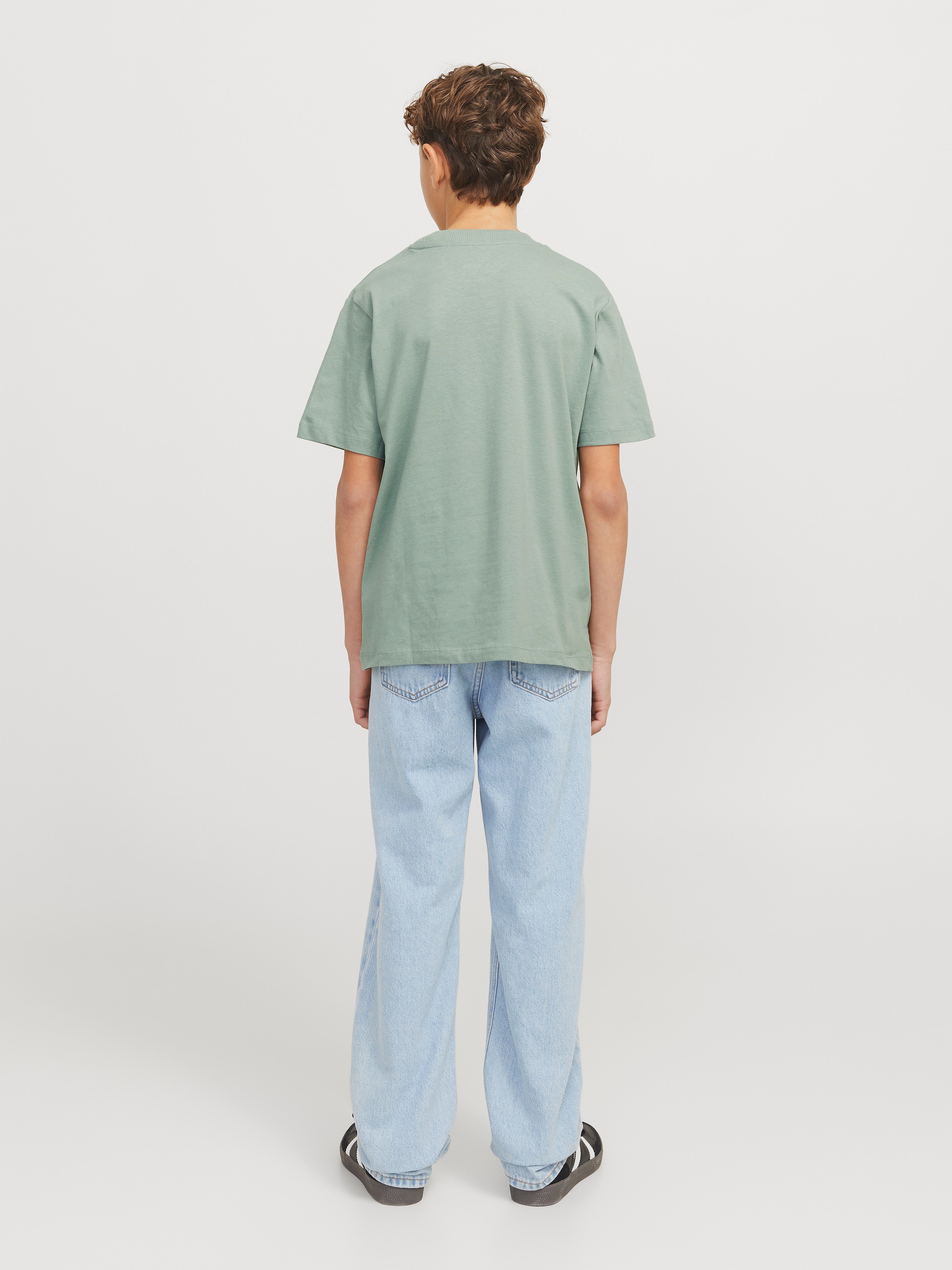 Jack & Jones Junior Rundhalsshirt »JJECALEB VARSITY TEE SS O-NECK NOOS JNR«