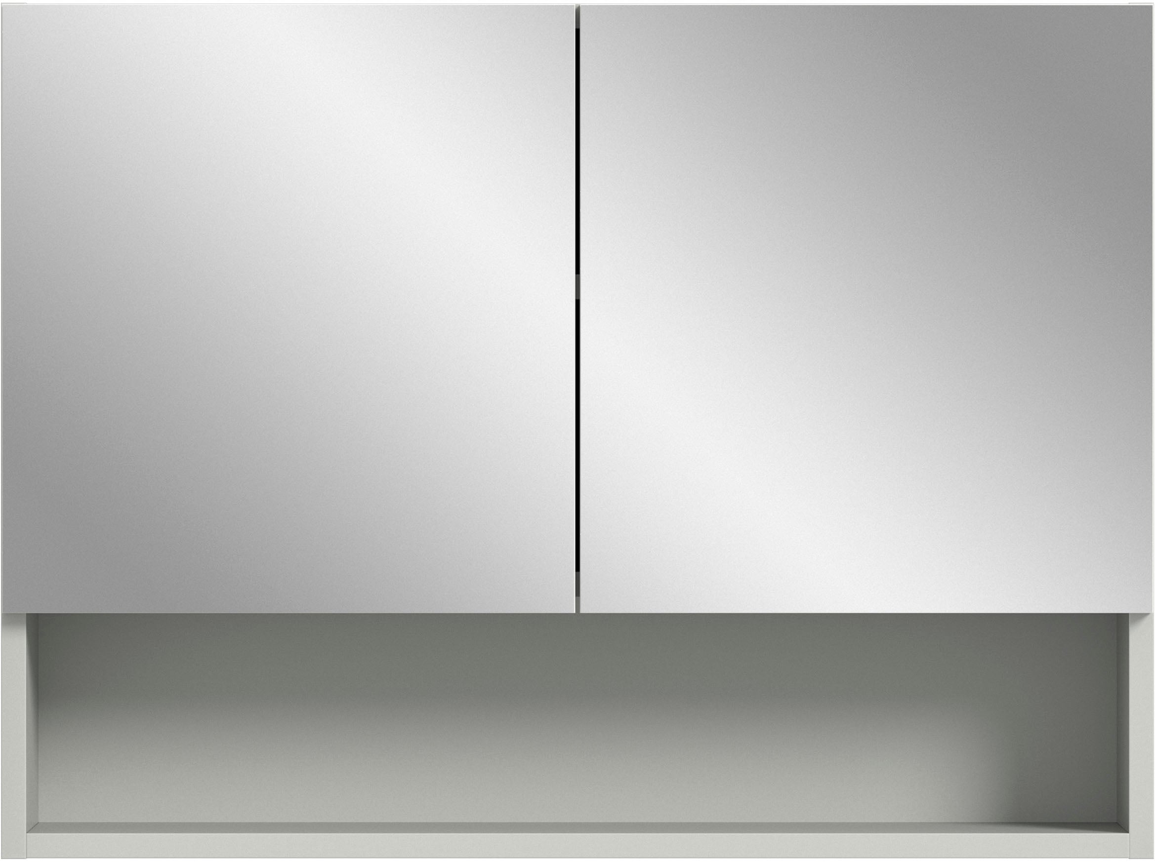 welltime Spiegelschrank »Calcio, Breite 74 cm, 2 Spiegeltüren, 1 Einlegeboden, 3 Fächer«, Badschrank, Bad-Möbel, Badezimmer